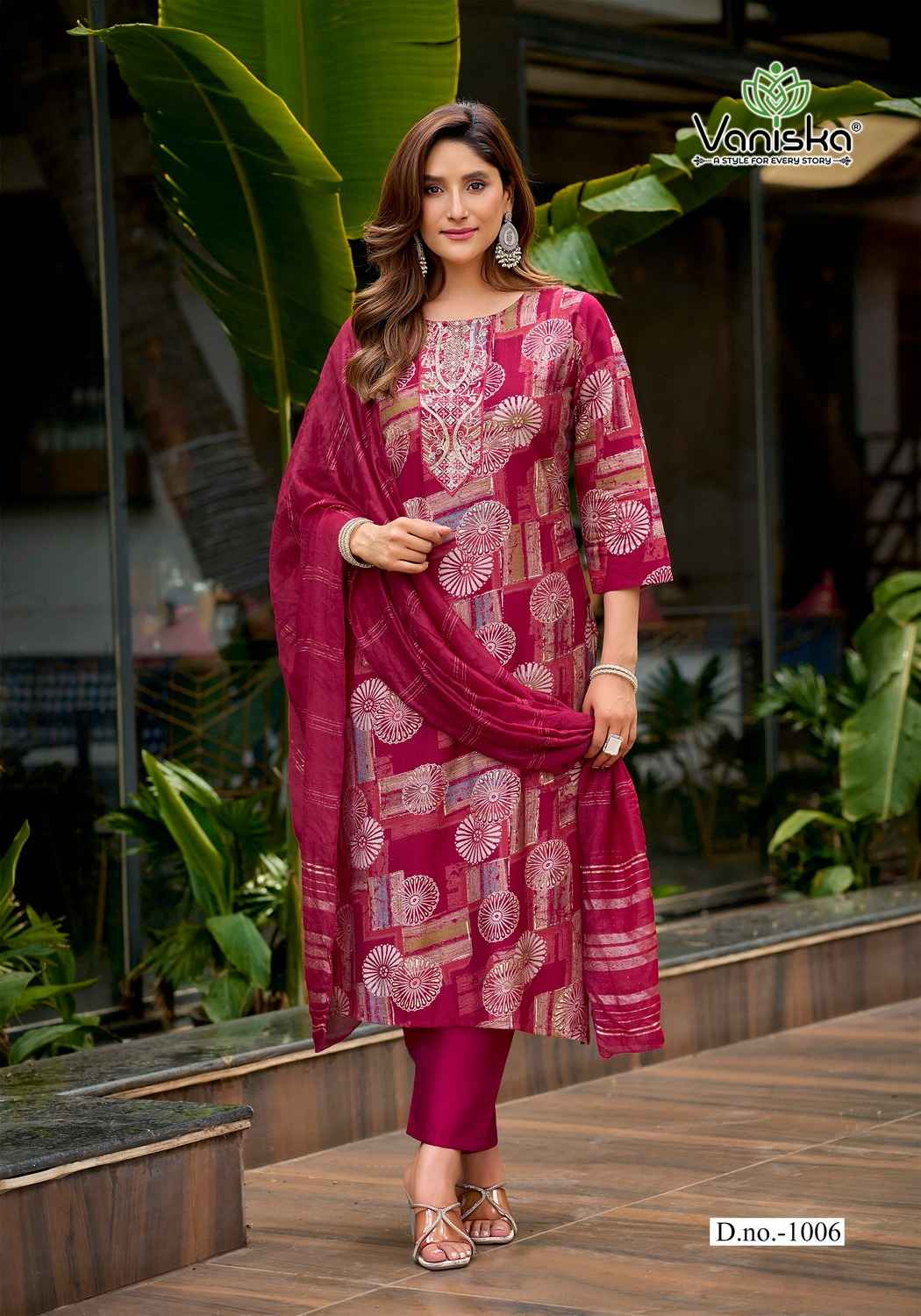 Vaniska Fashion Fiona Vertican Kurti Combo 8 pcs Catalogue