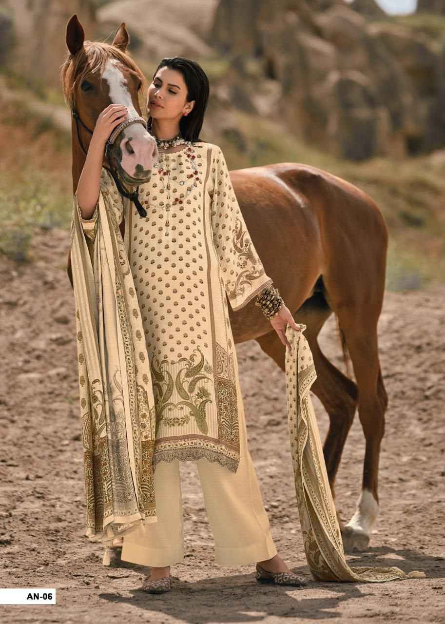 Varshaa Ananya Muslin Dress Material 6 pcs Catalogue