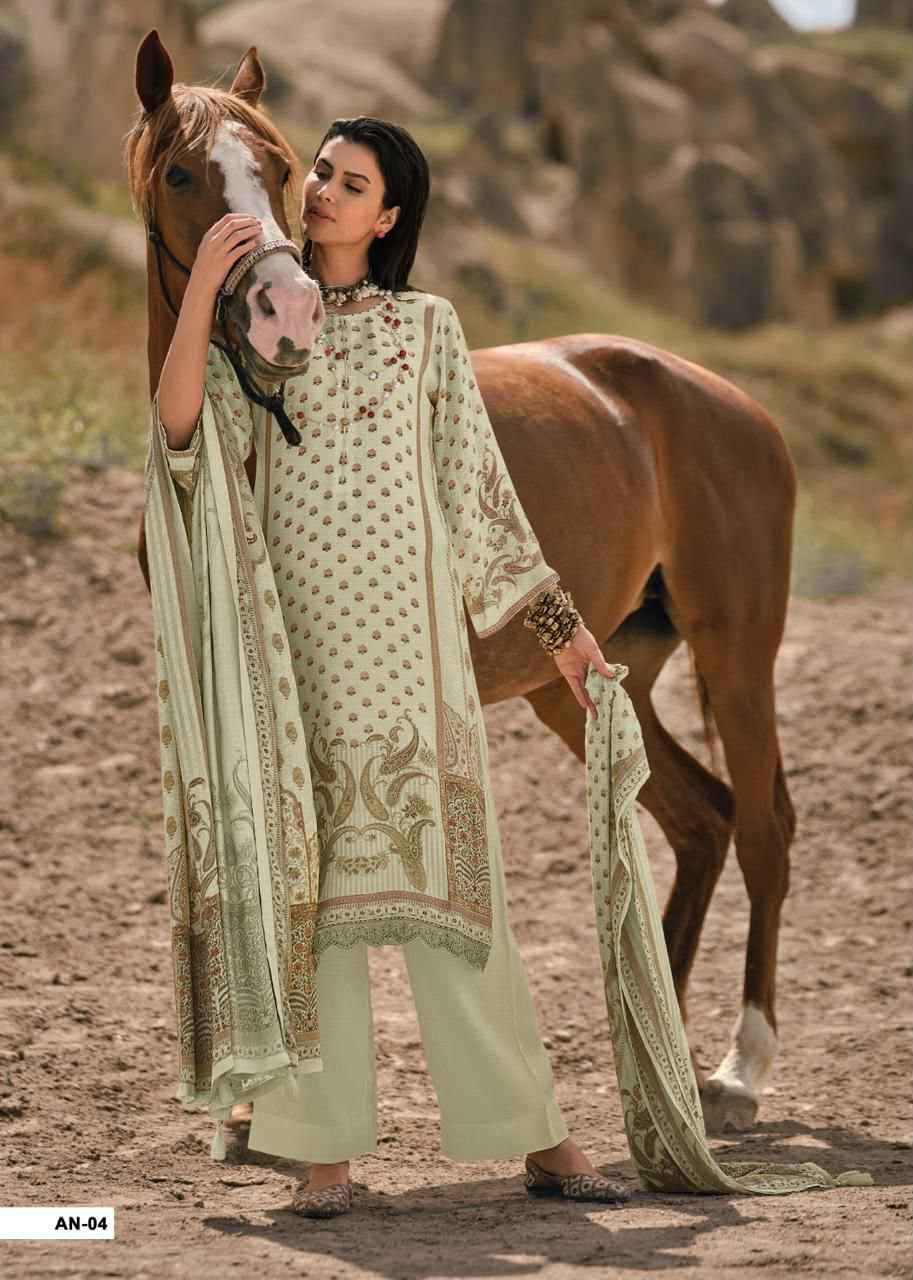 Varshaa Ananya Muslin Dress Material 6 pcs Catalogue