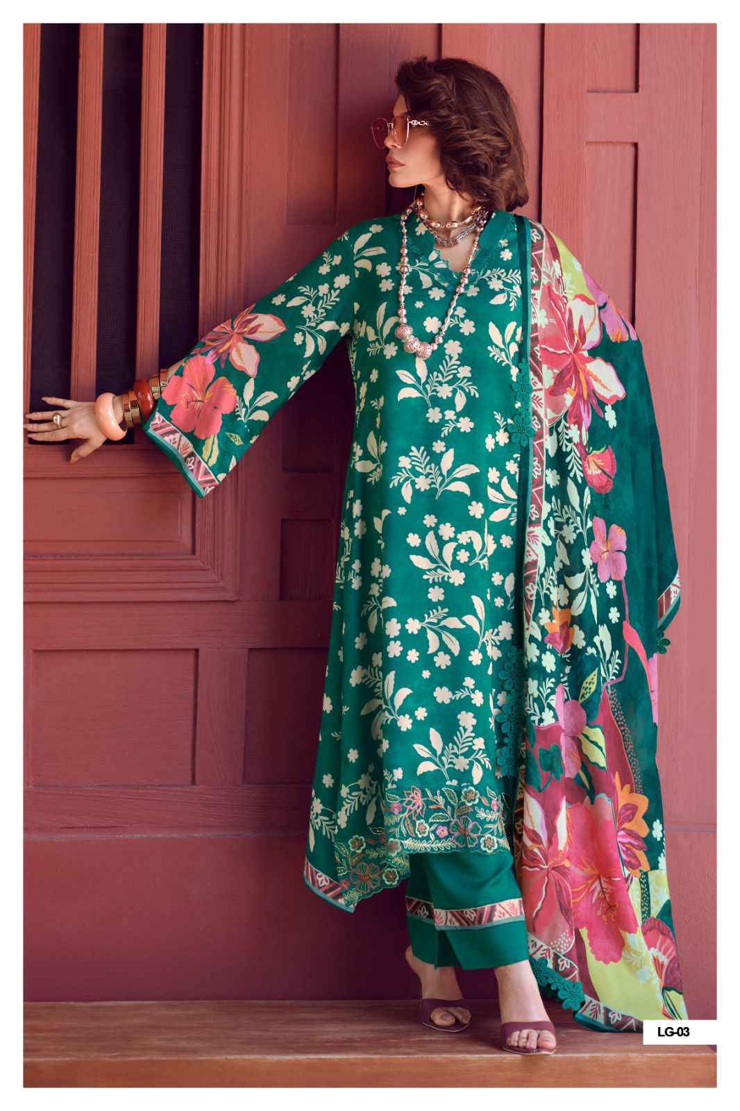Varshaa Legend Viscose Muslin Dress Material 4 pcs Catalogue