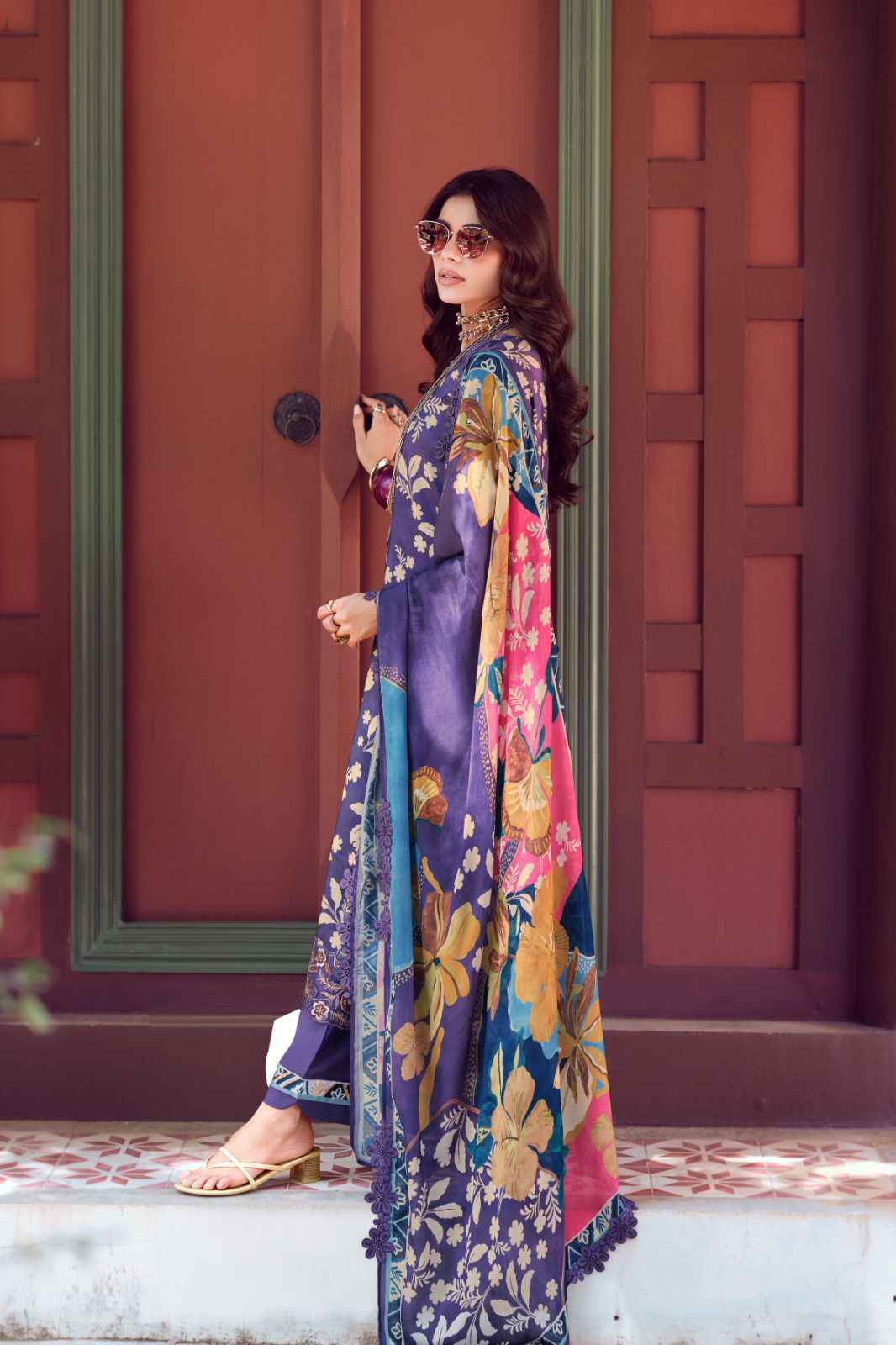 Varshaa Legend Viscose Muslin Dress Material 4 pcs Catalogue
