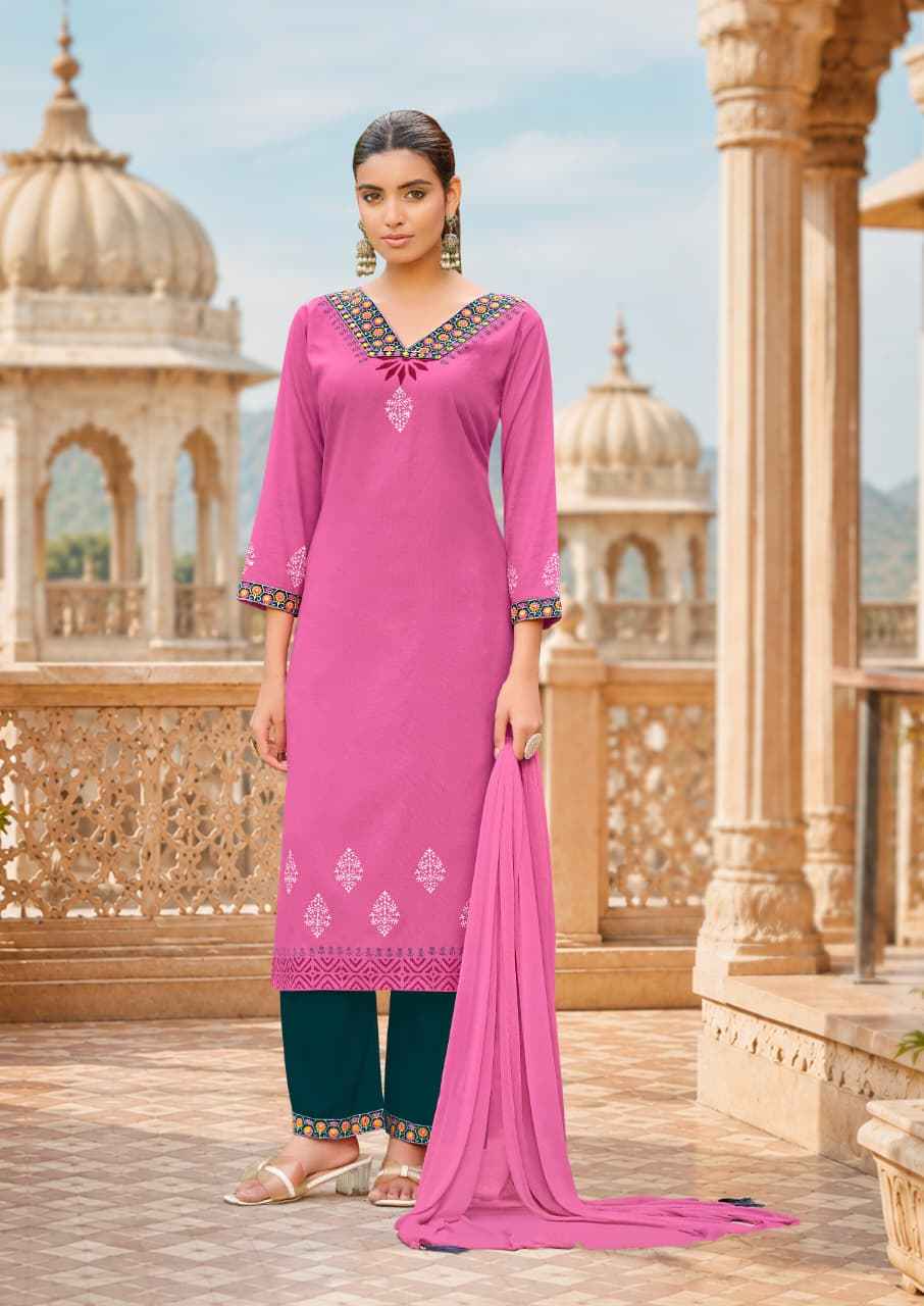 Woodee Noor Rayon Kurti Combo 6 pcs Catalogue