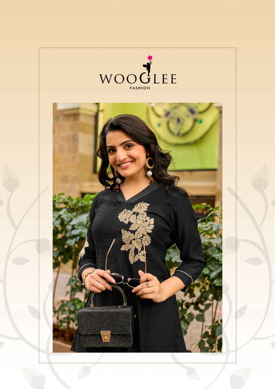 Wooglee Livonia Viscose Weaving Co ord Set 5 pcs Catalogue