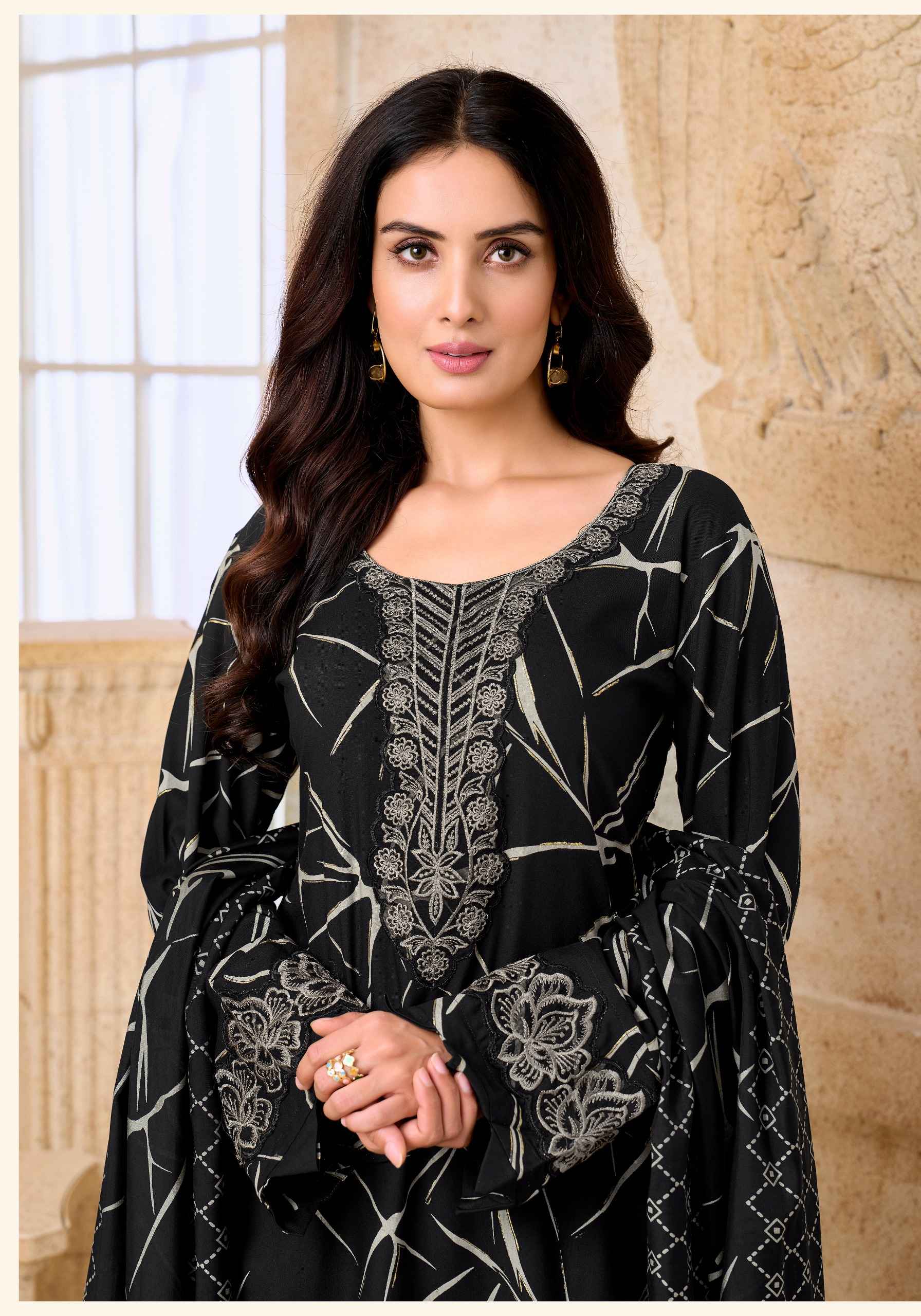 Alok Apple Cut Viscose Reyon Dress Material 6 pcs Catalogue