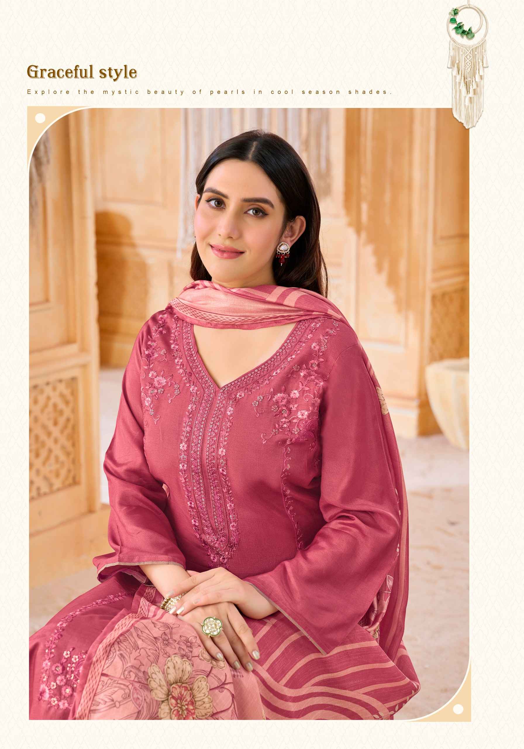 Alok Desi Girl Edition 6 Viscose Maslin Dress Material 4 pcs Catalogue
