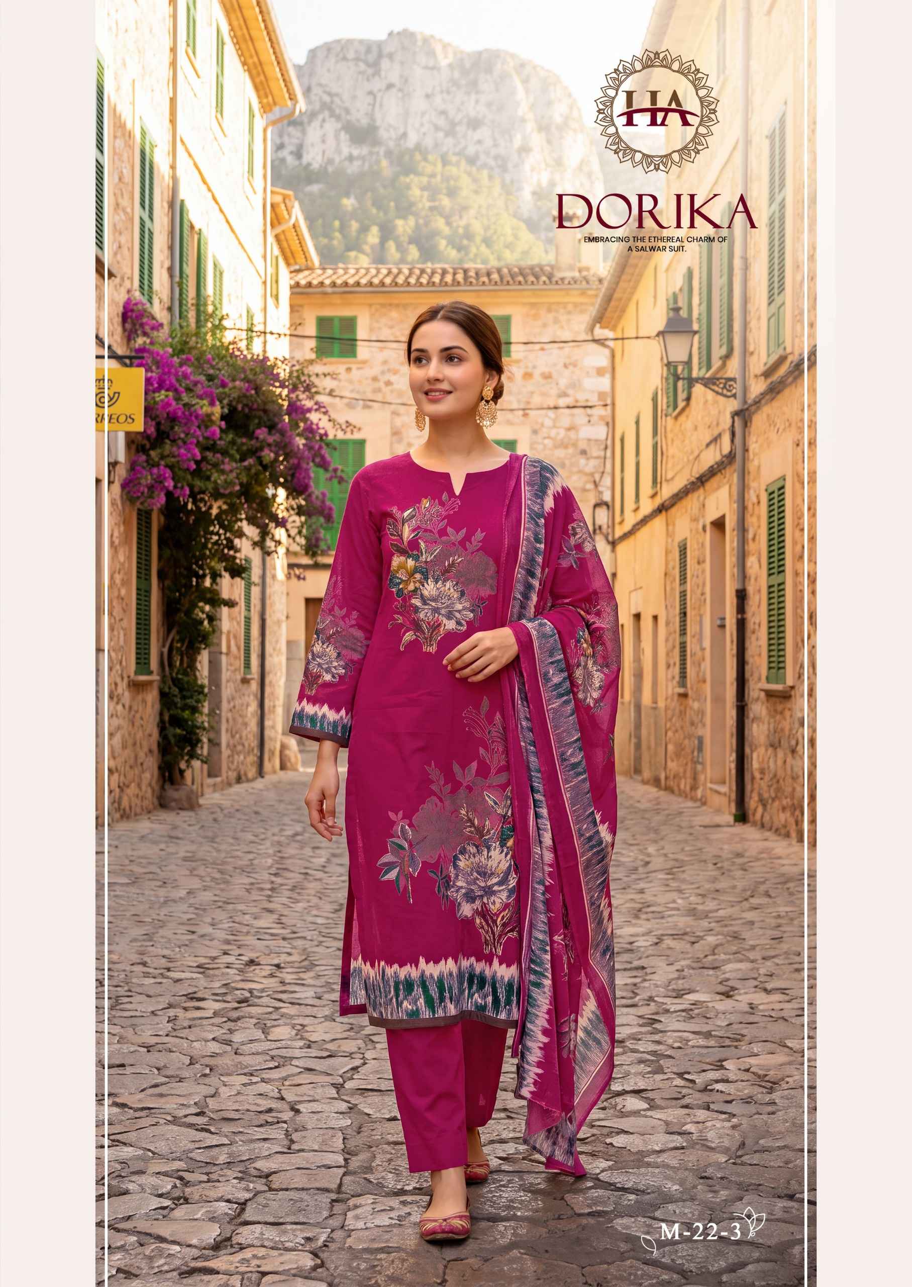 Harshit Fashion Dorika Mudaal Dress Material 6 pcs Catalogue
