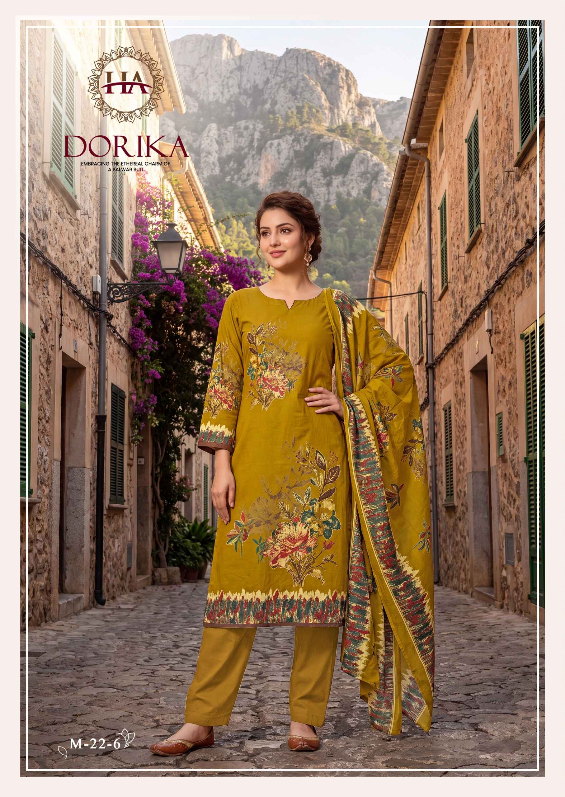 Harshit Fashion Dorika Mudaal Dress Material 6 pcs Catalogue
