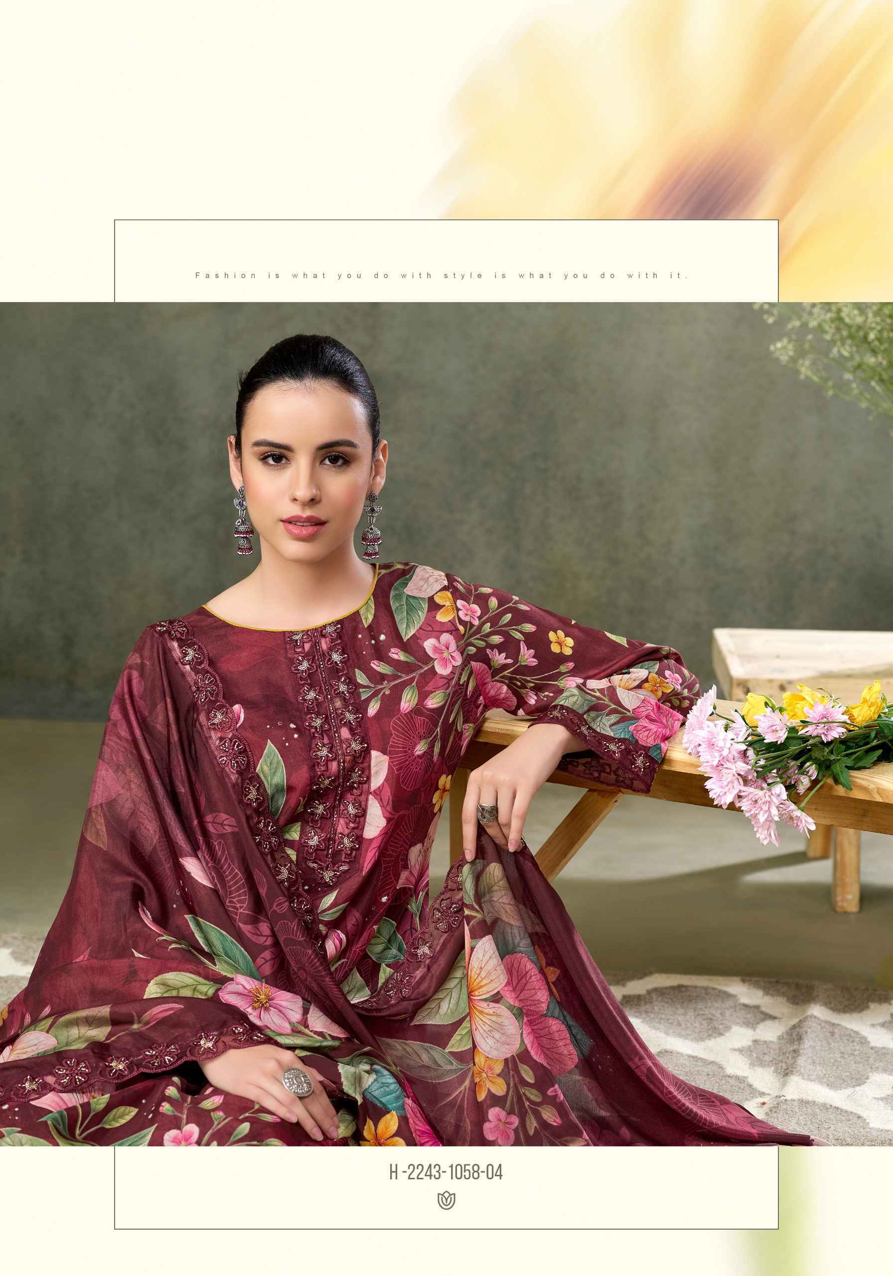 Alok Fariha Edition 7 Muslin Dress Material 8 pcs Catalogue