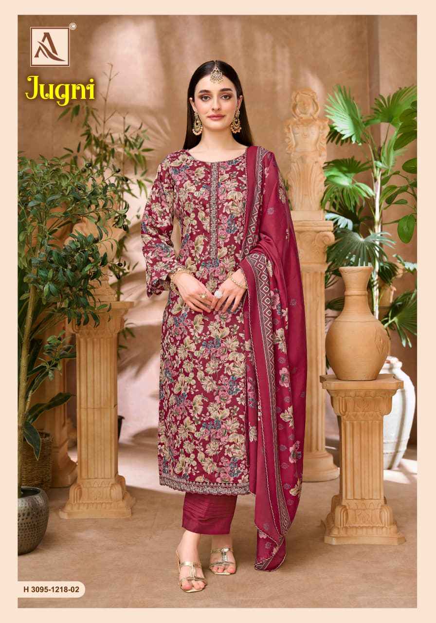 Alok Jugni Zam Dress Material 6 pcs Catalogue