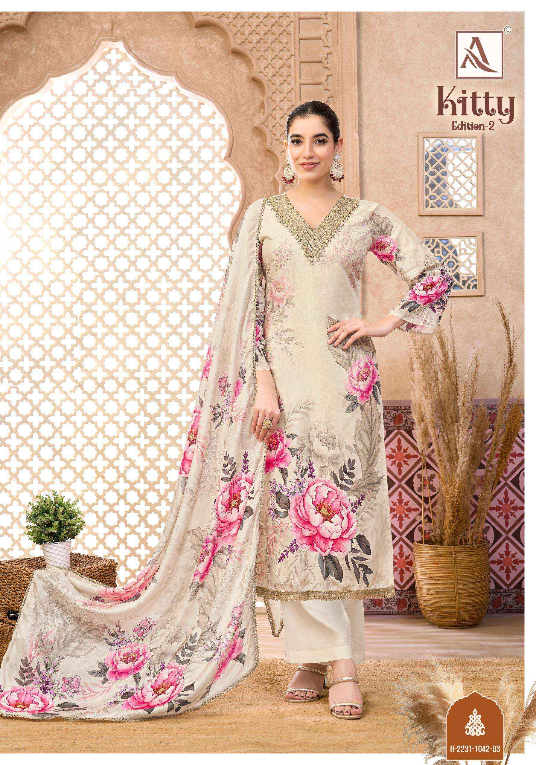 Alok Kitty Edition 2 Viscose Dress Material 6 pcs Catalogue
