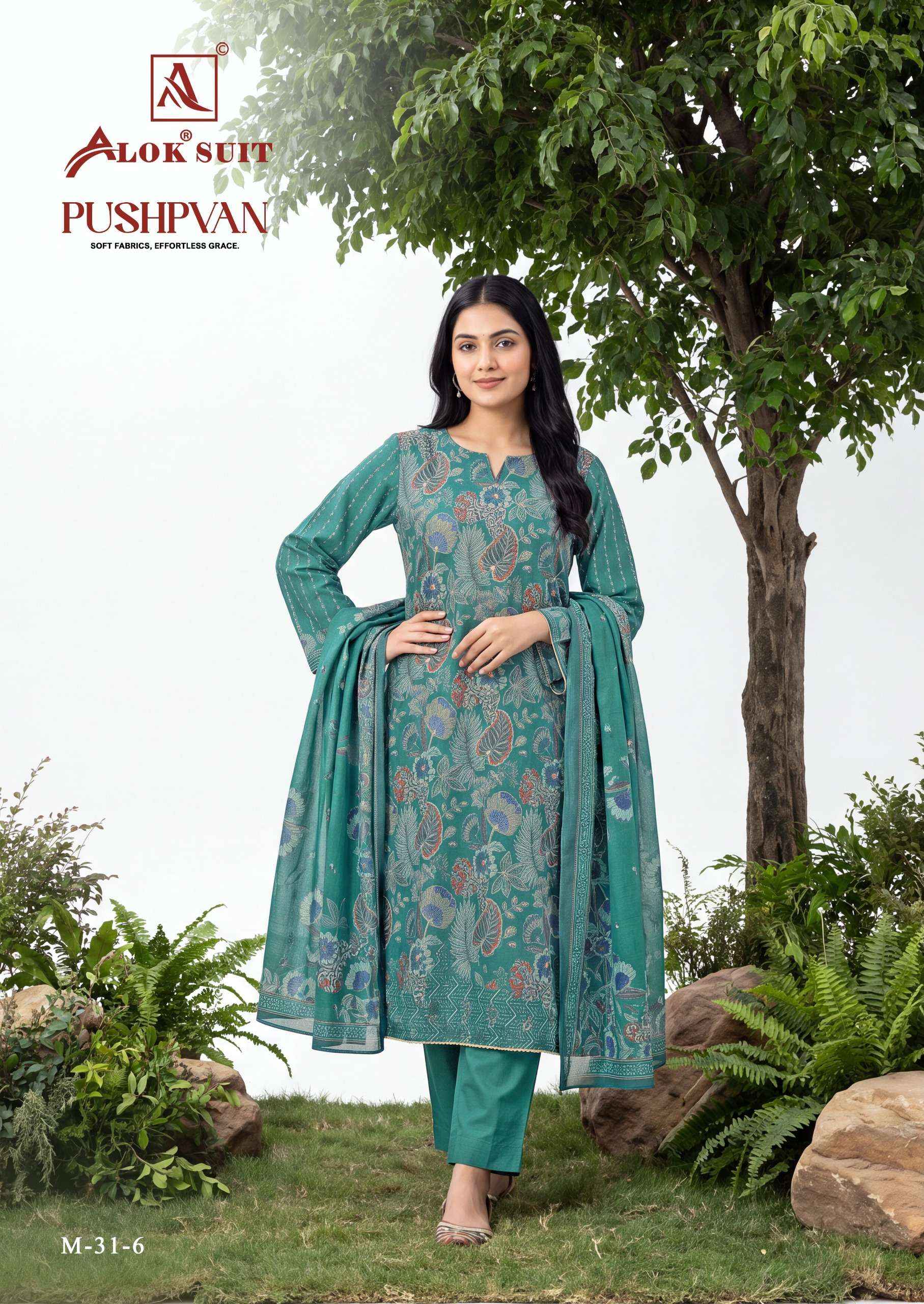 Alok Pushpvan Modal Dress Material 6 pcs Catalogue