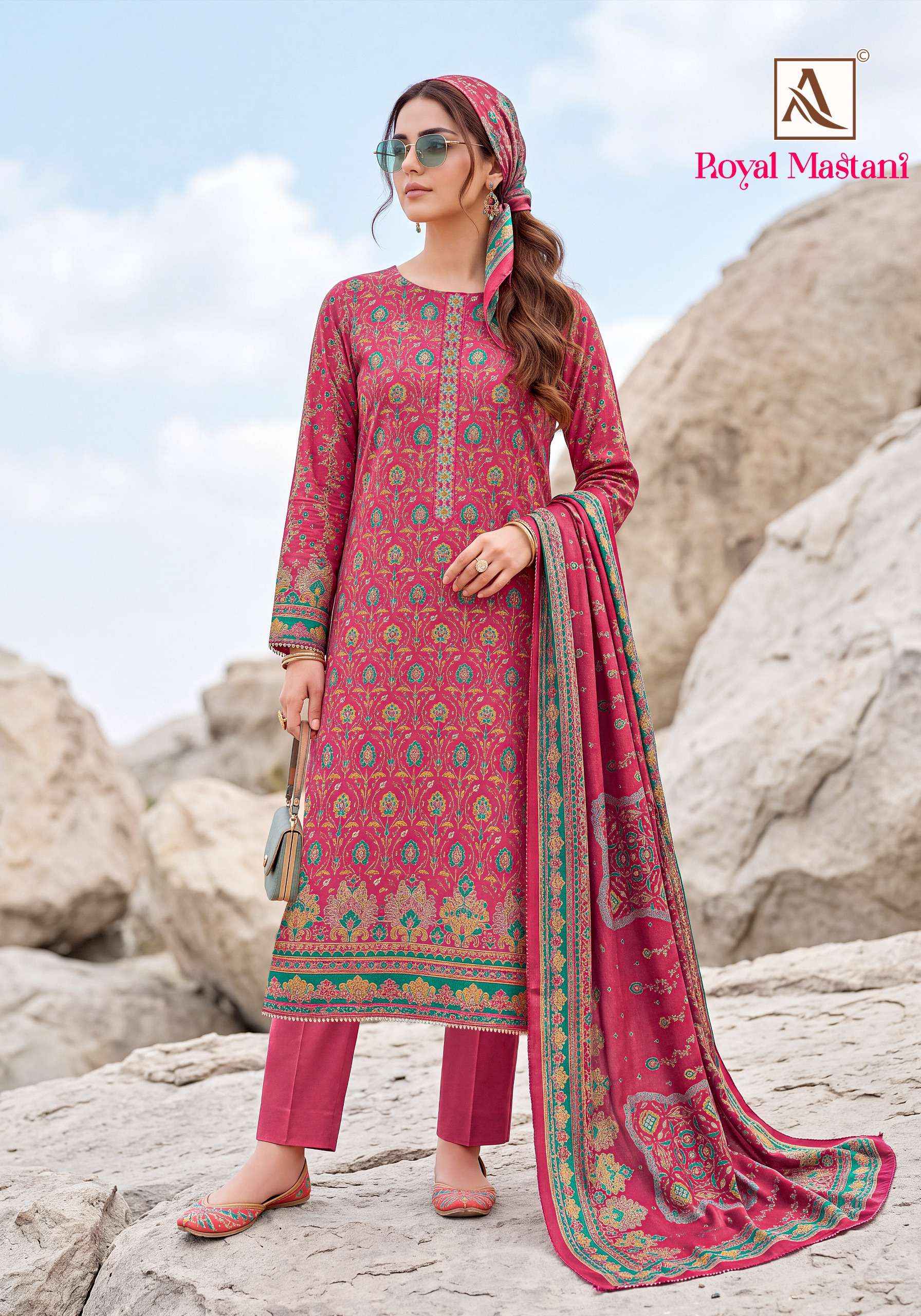 Alok Royal Mastani Viscose Dress Material 6 pcs Catalogue