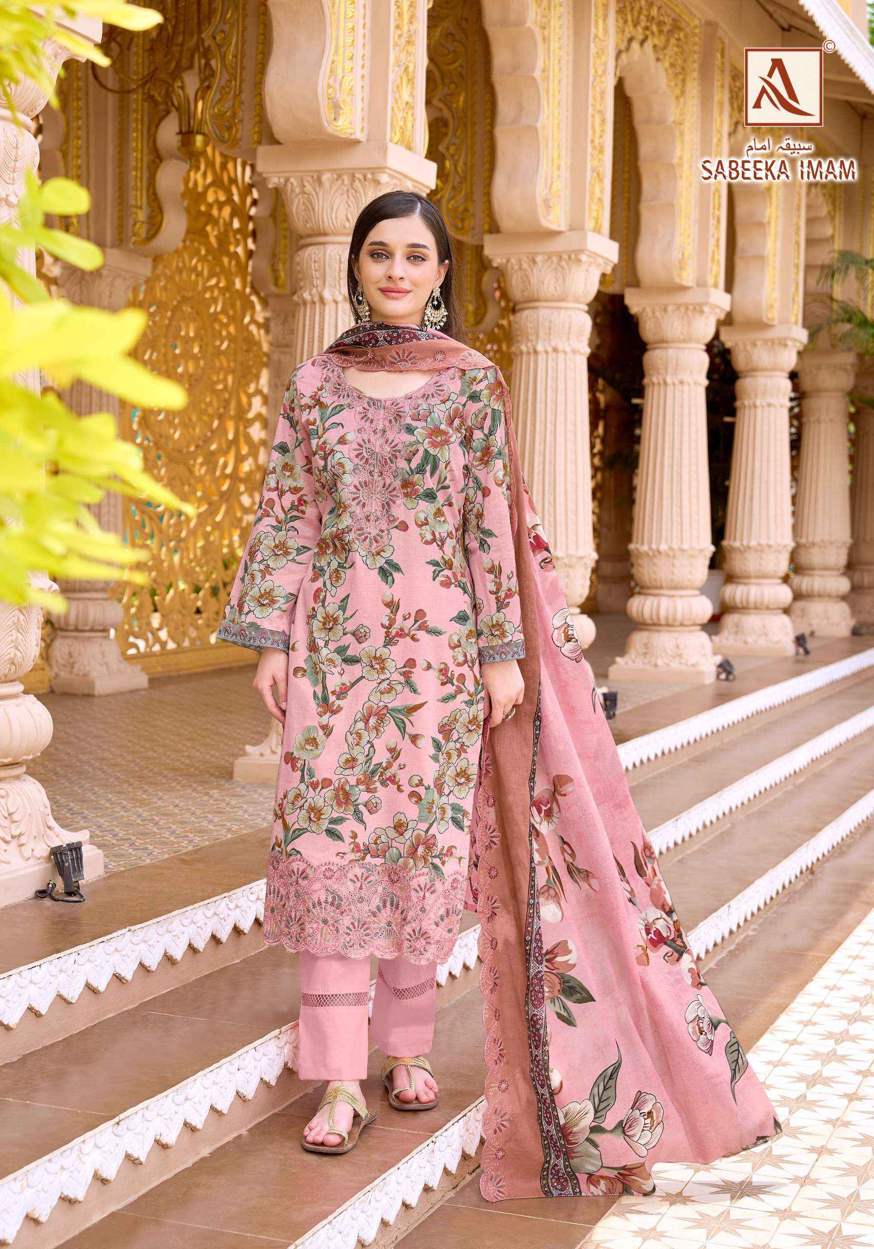 Alok Sabeeka Imam Cambric Cotton Dress Material 8 pcs Catalogue