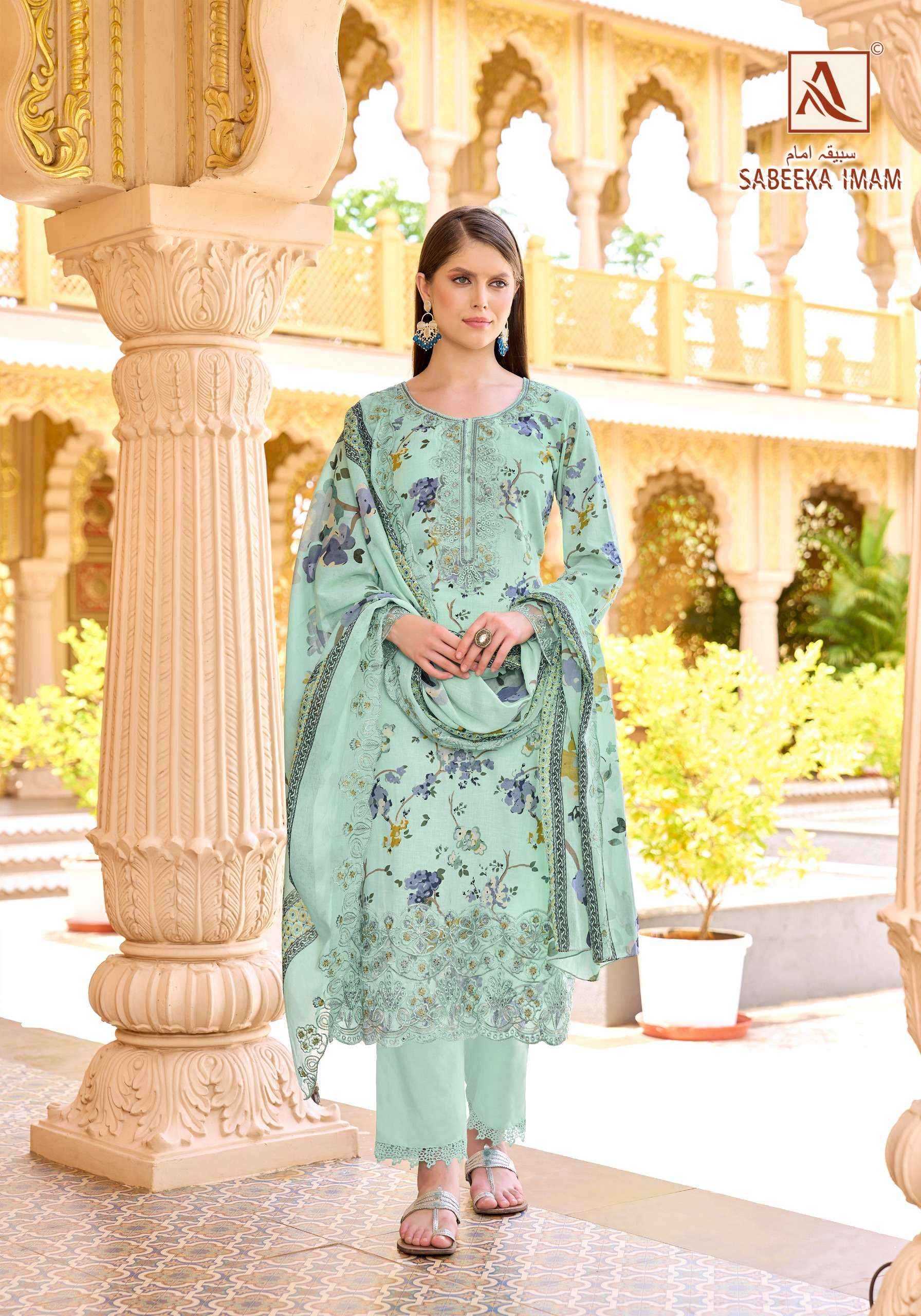 Alok Sabeeka Imam Cambric Cotton Dress Material 8 pcs Catalogue