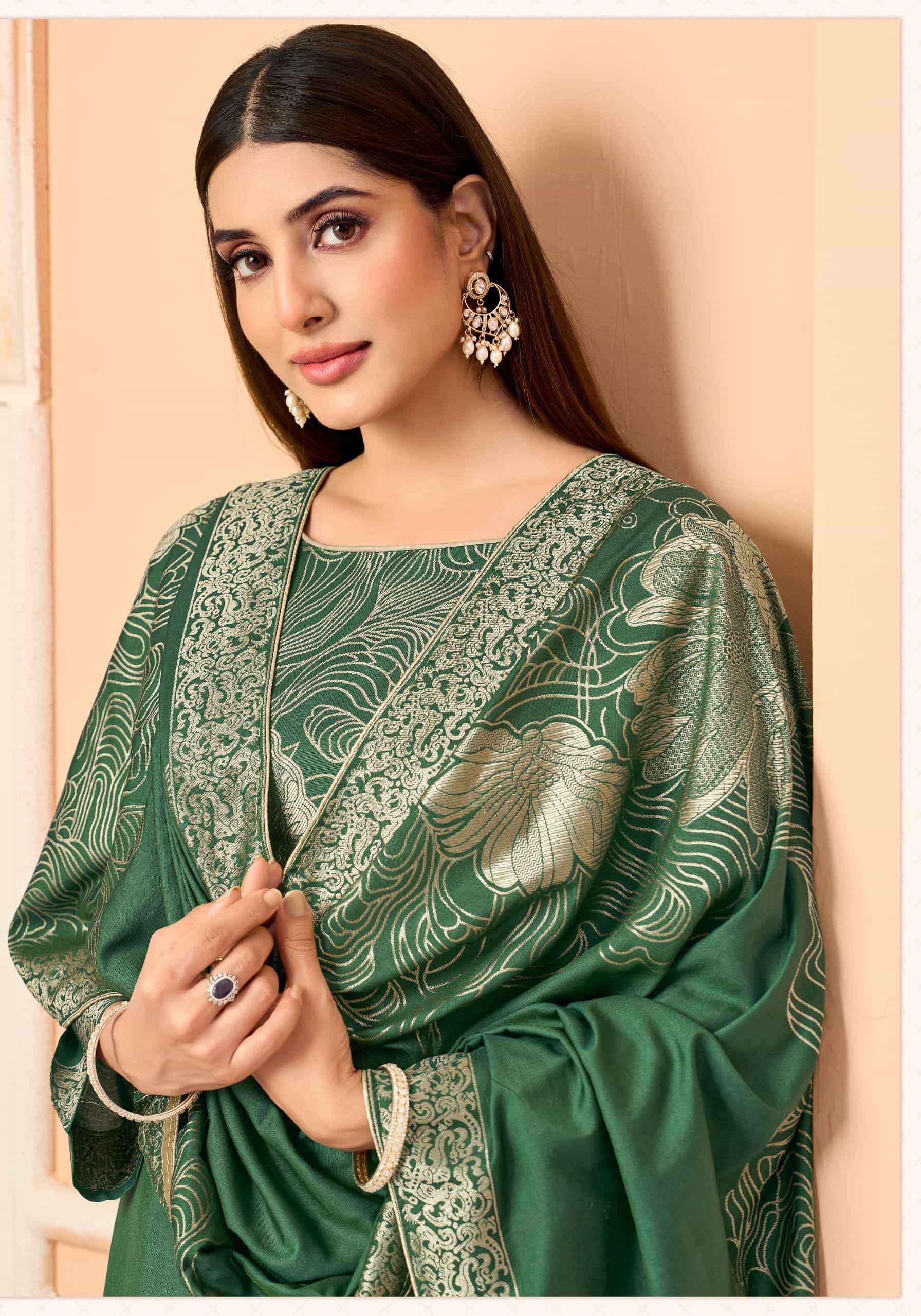 Alok Sargun Edition 7 Muslin Jacquard Dress Material 6 pcs Catalogue