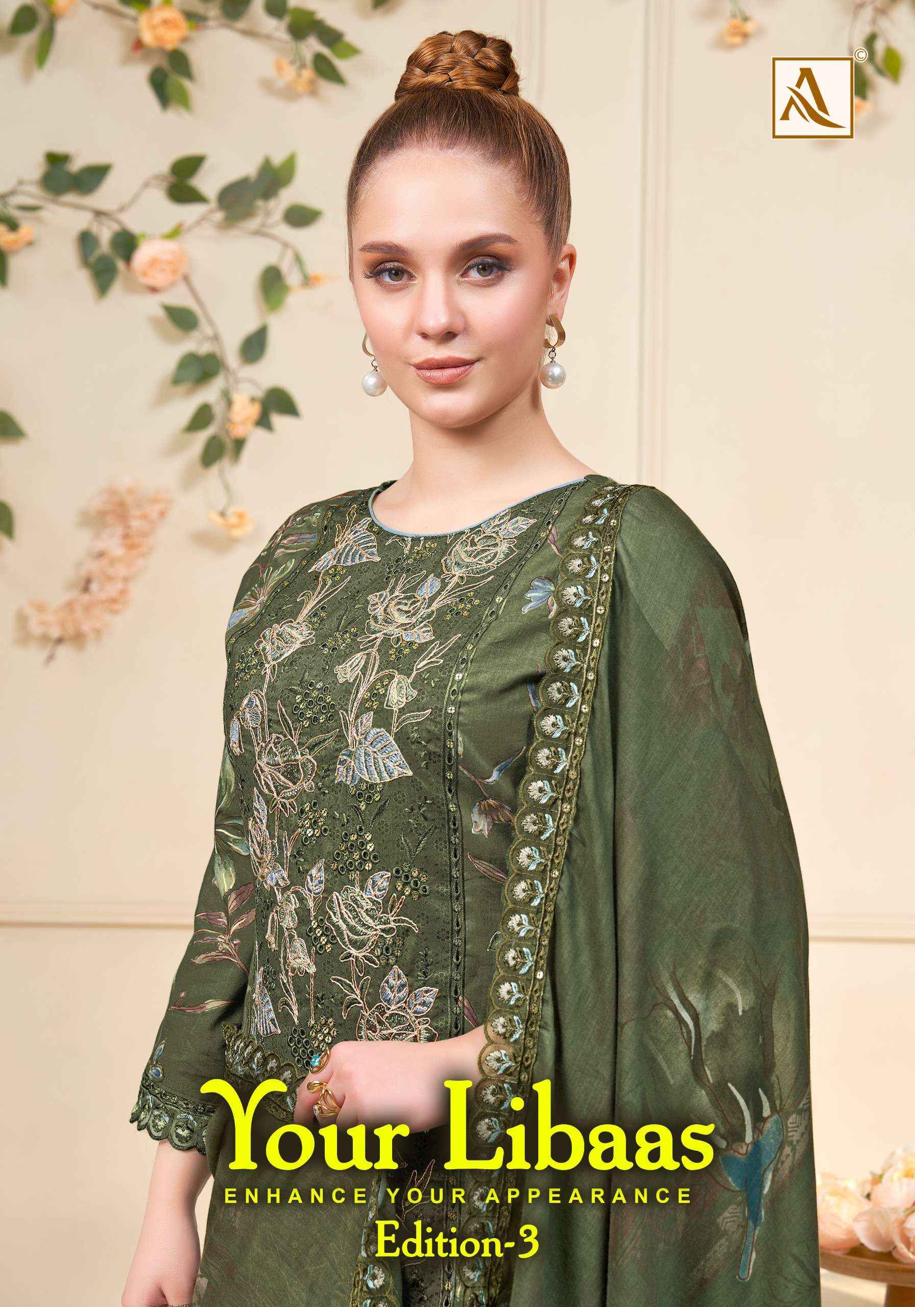 Alok Your Libaas Edition 3 Cambric Cotton Dress Material 6 pcs Catalogue
