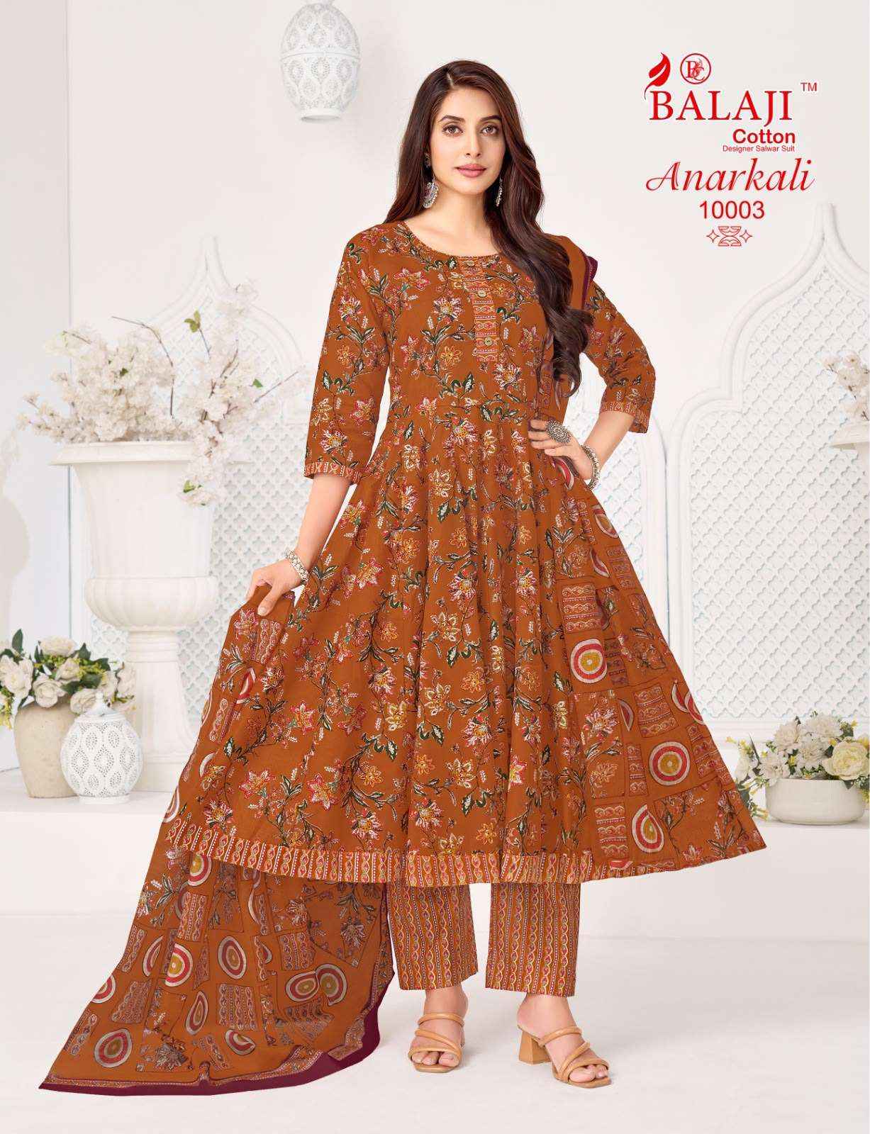 Balaji Anarkali Vol 10 Cotton Kurti Combo 8 pcs Catalogue