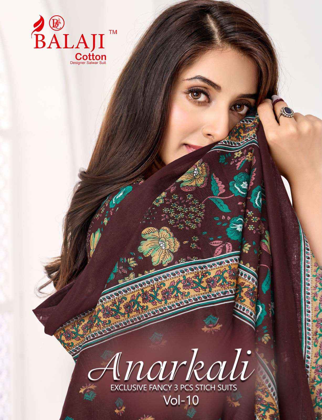 Balaji Anarkali Vol 10 Cotton Kurti Combo 8 pcs Catalogue
