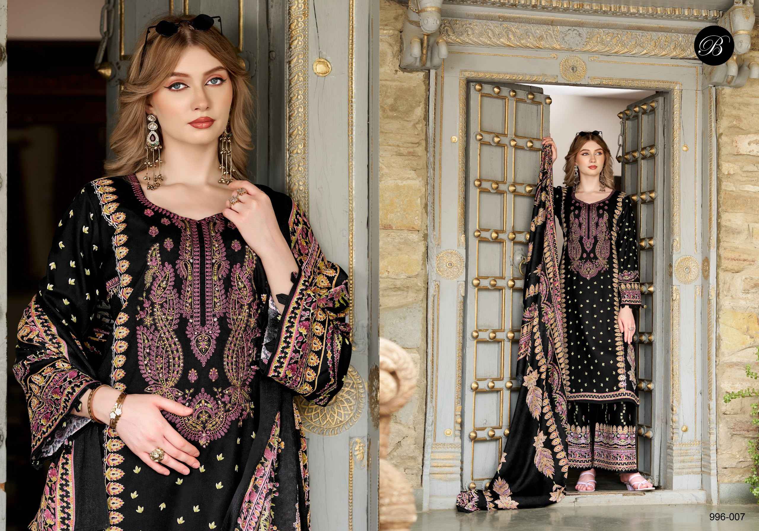 Belliza Dilkhush Vol 4 Viscose Rayon Dress Material 8 pcs Catalogue