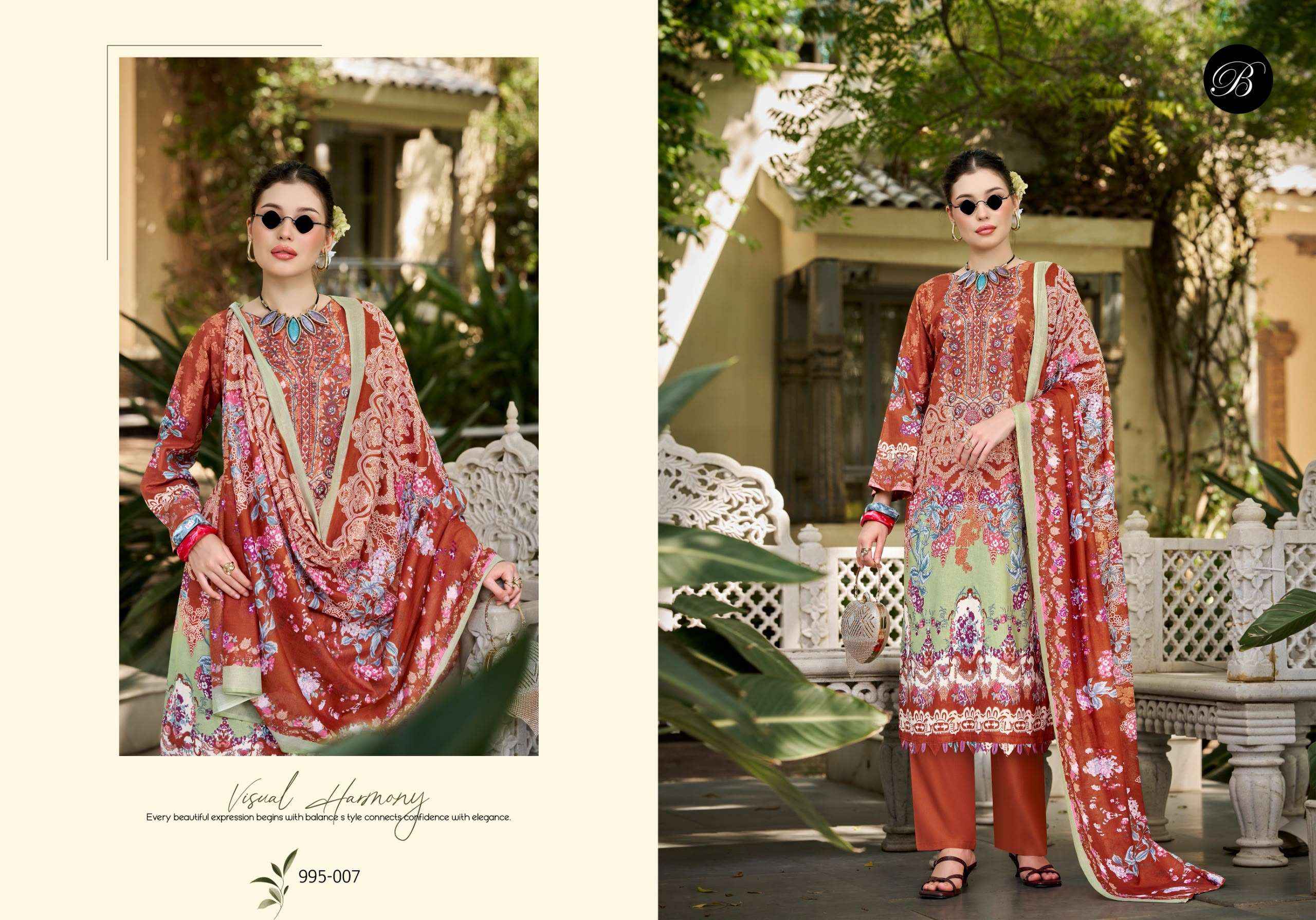 Belliza Naira Vol 153 Cotton Dress Material 8 pcs Cataloge