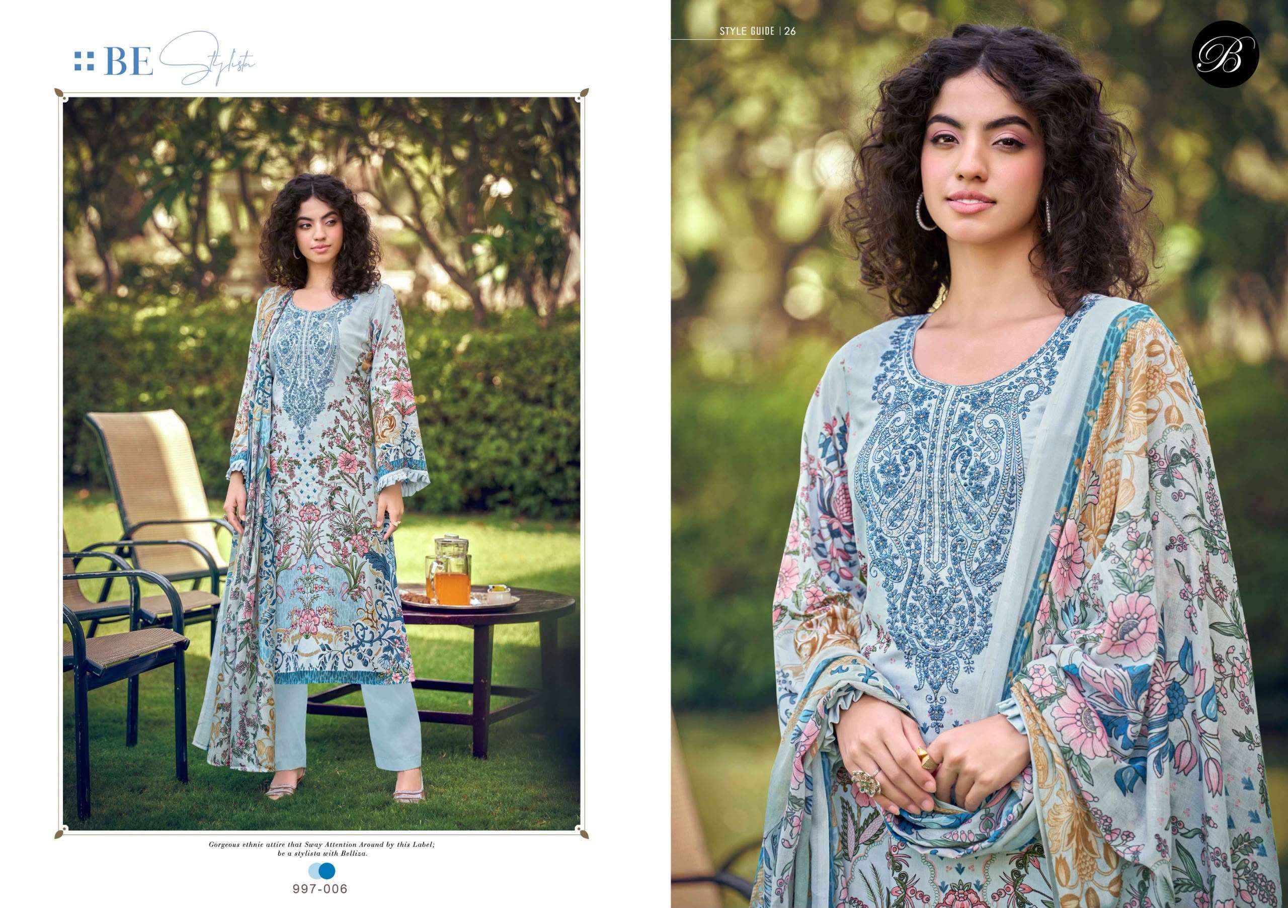Belliza Naira Vol 154 Cotton Dress Material 8 pcs Cataloge