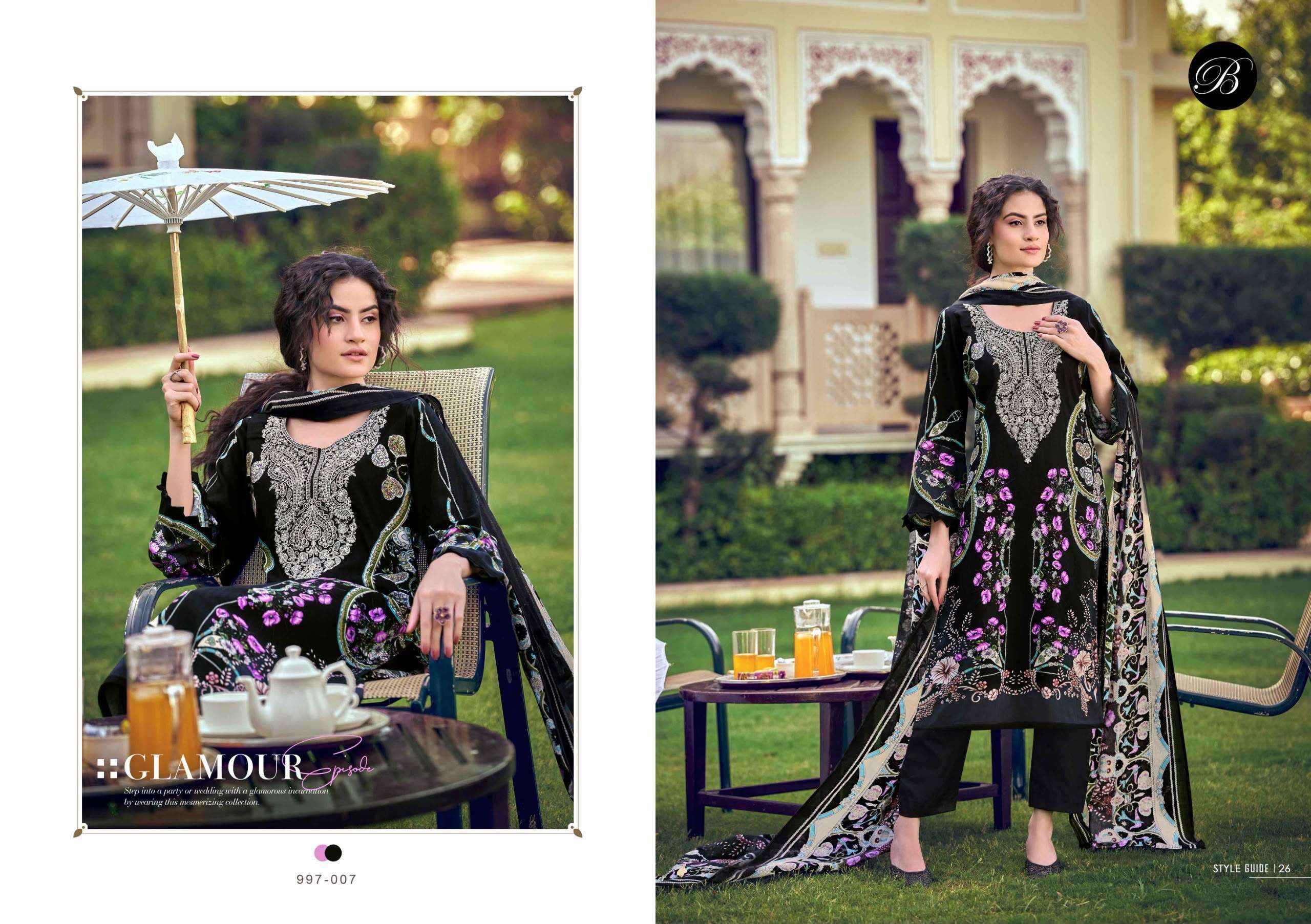 Belliza Naira Vol 154 Cotton Dress Material 8 pcs Cataloge