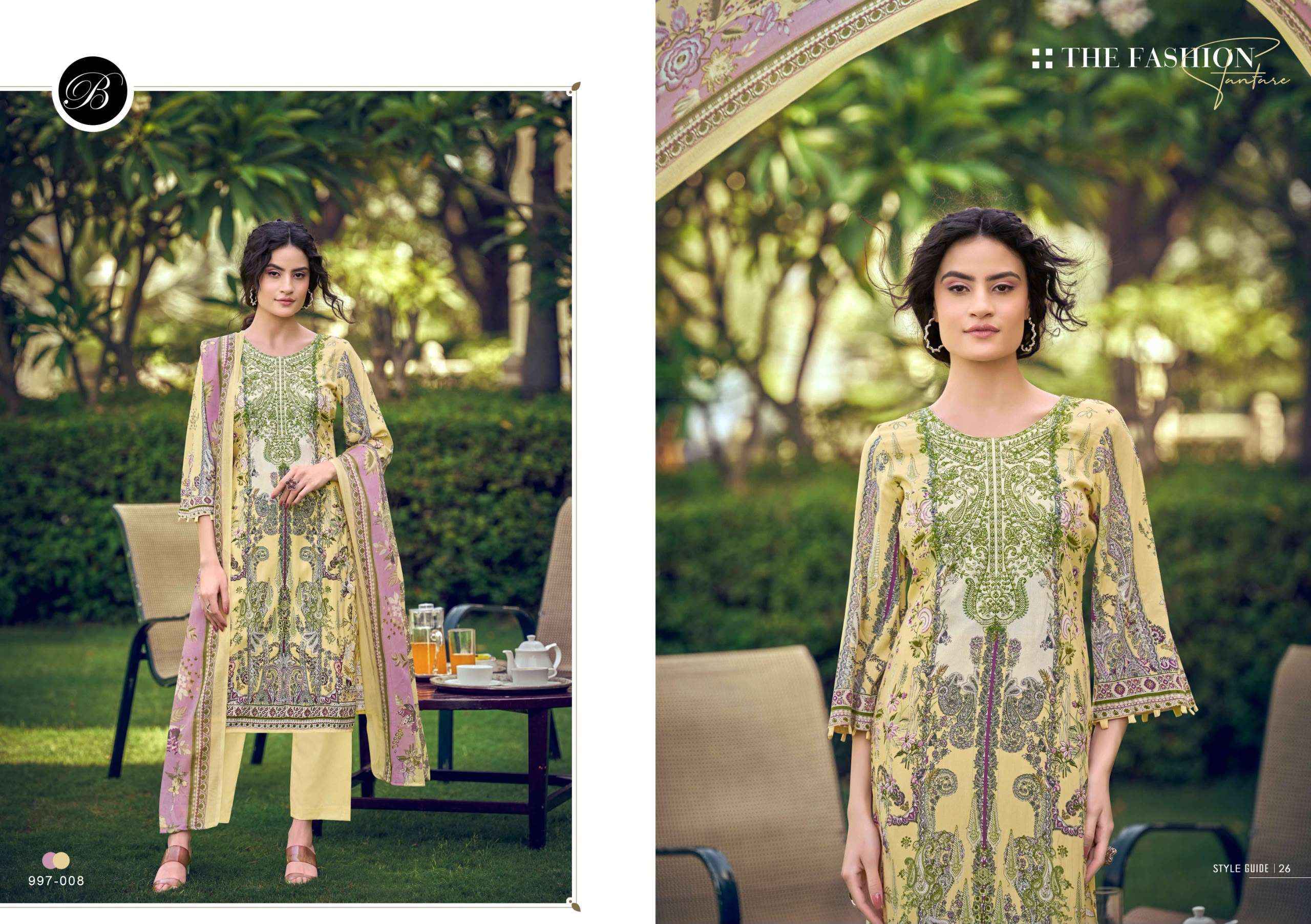 Belliza Naira Vol 154 Cotton Dress Material 8 pcs Cataloge