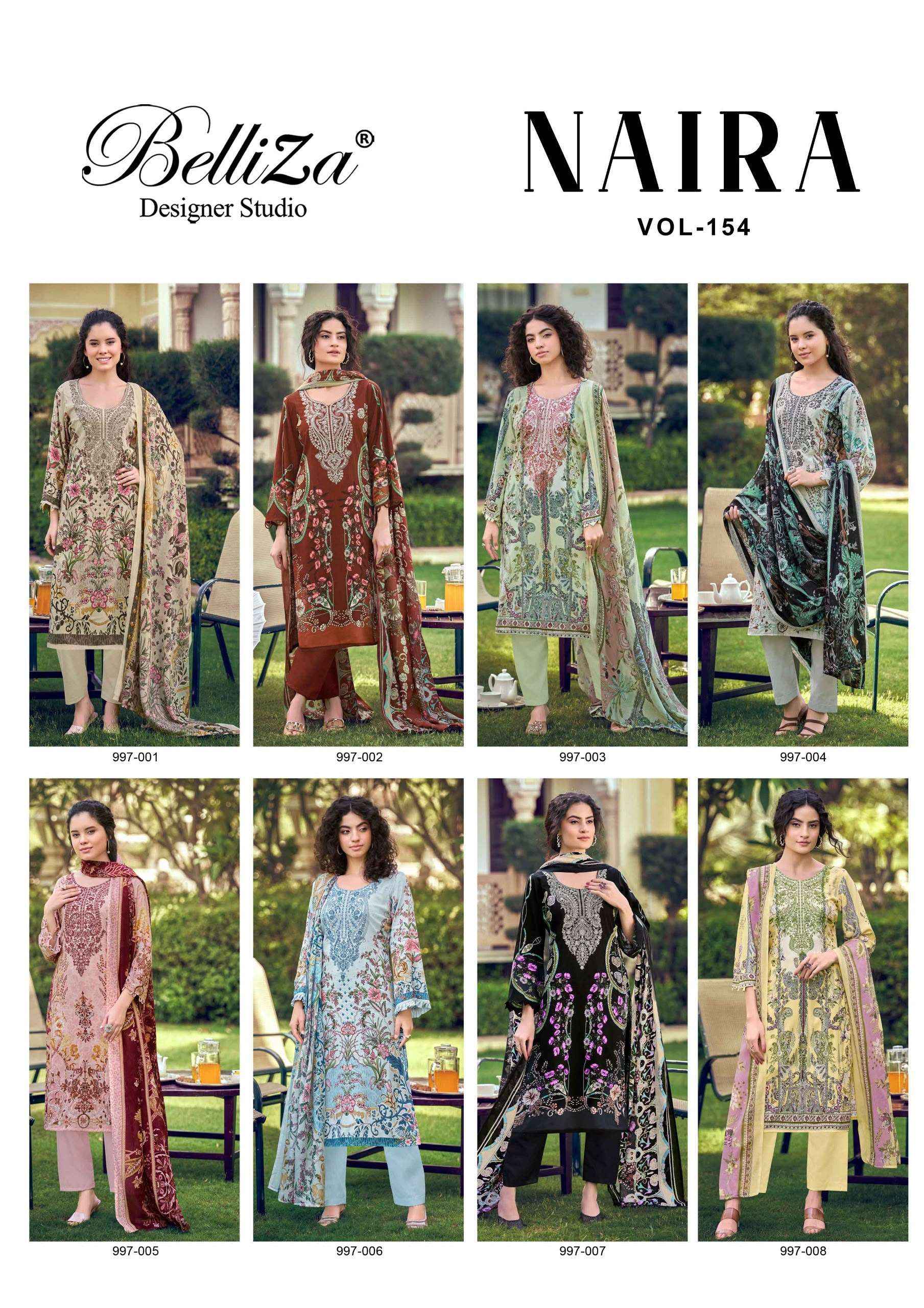 Belliza Naira Vol 154 Cotton Dress Material 8 pcs Cataloge