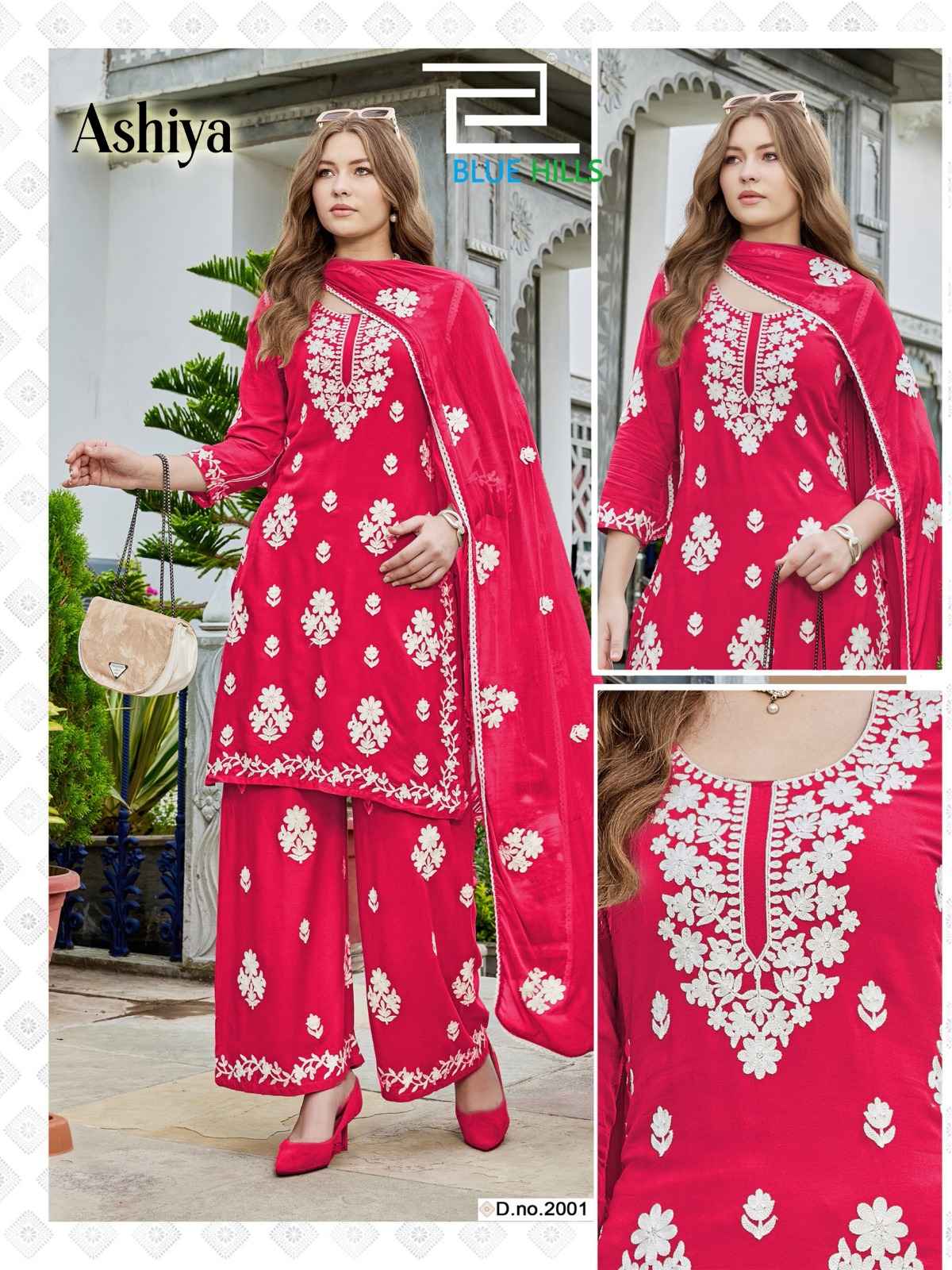 Blue Hills Ashiya Rayon Kurti Combo 4 pcs Catalogue