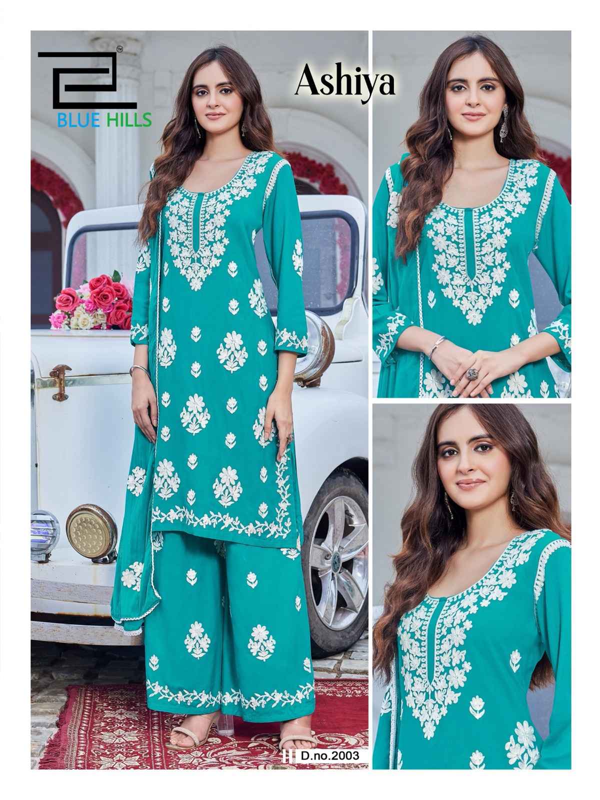 Blue Hills Ashiya Rayon Kurti Combo 4 pcs Catalogue