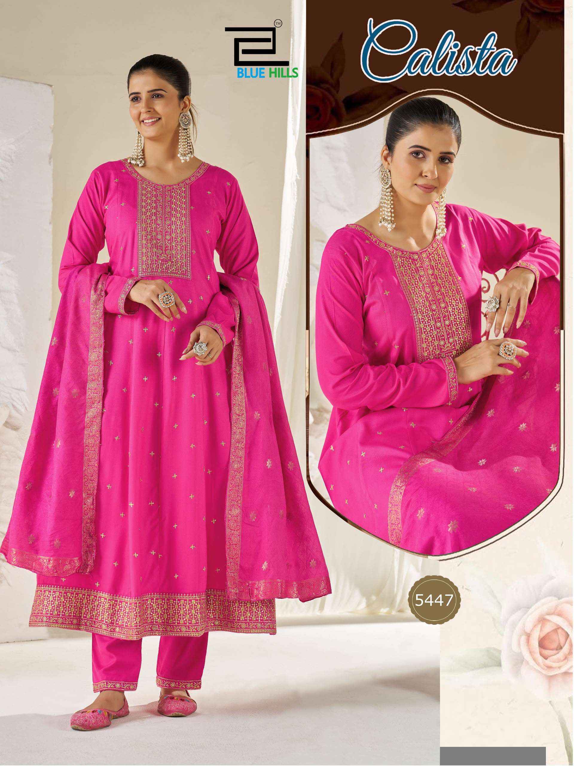 Blue Hills Calista Rayon Kurti Combo 6 pcs Catalogue