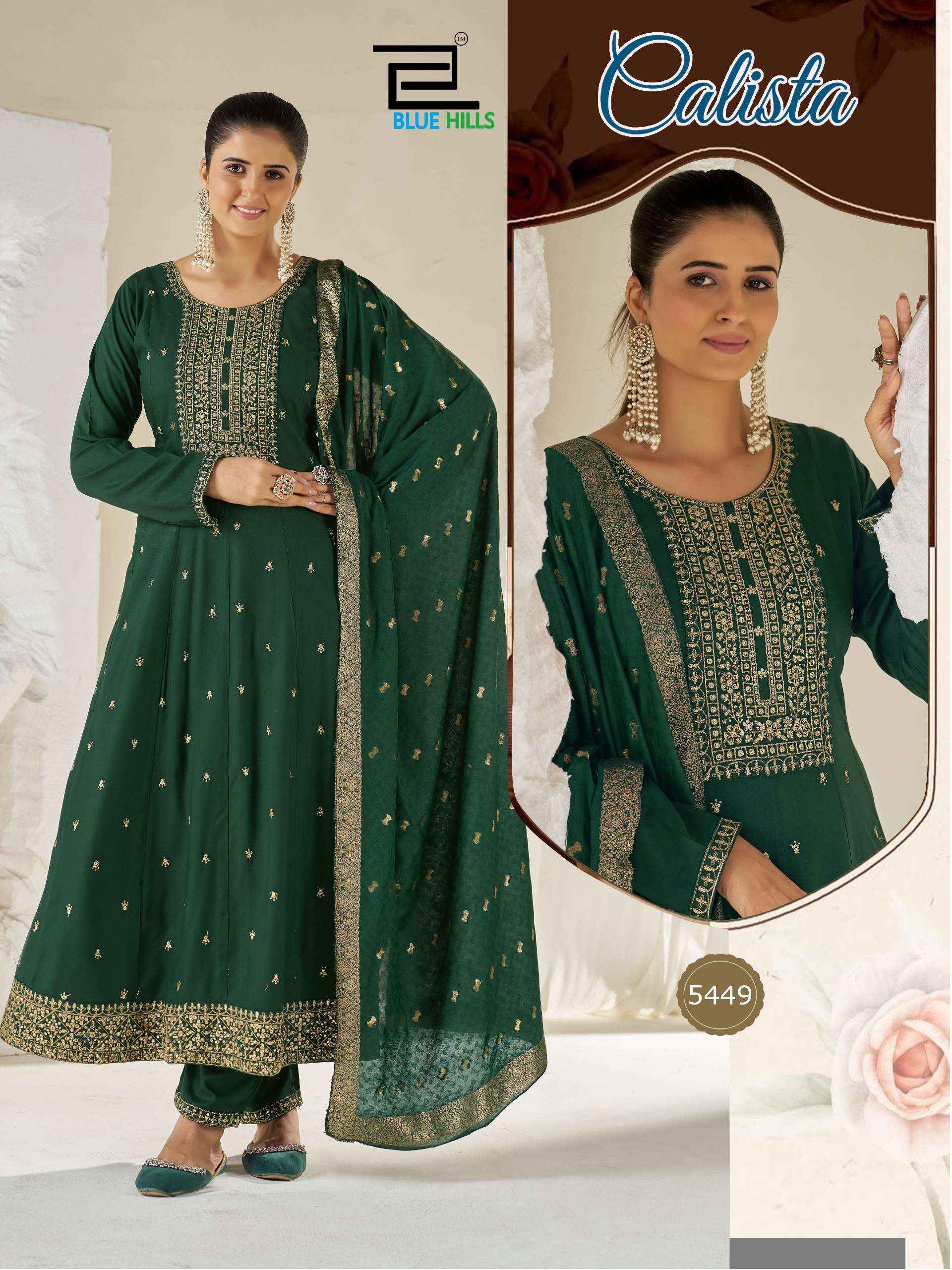 Blue Hills Calista Rayon Kurti Combo 6 pcs Catalogue