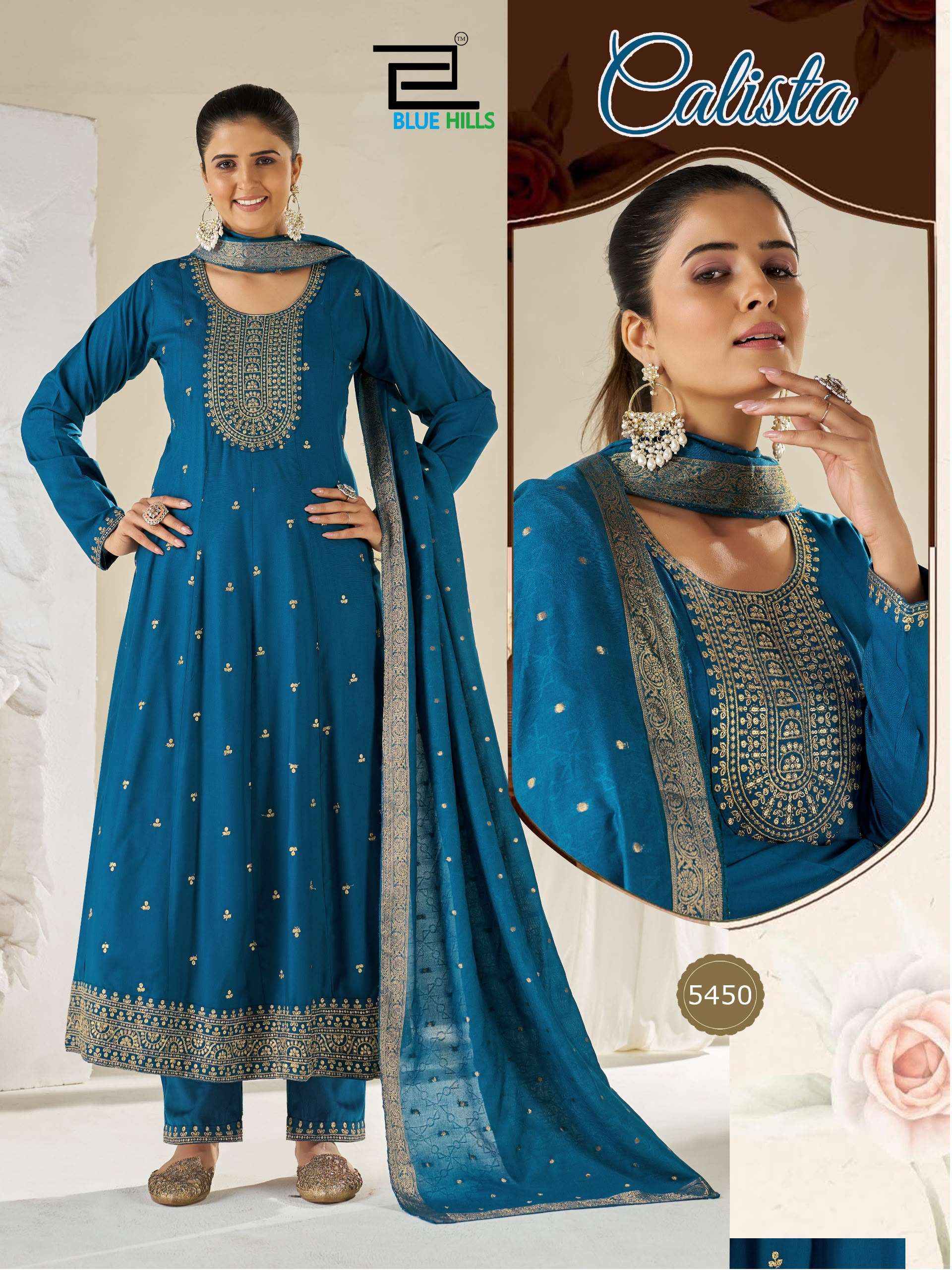 Blue Hills Calista Rayon Kurti Combo 6 pcs Catalogue
