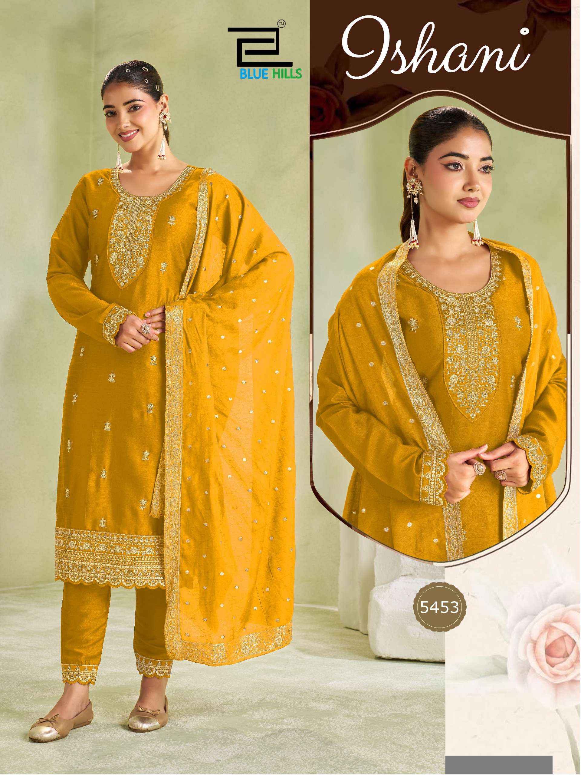 Blue Hills Ishani Vichitra Silk Kurti Combo 4 pcs Catalogue