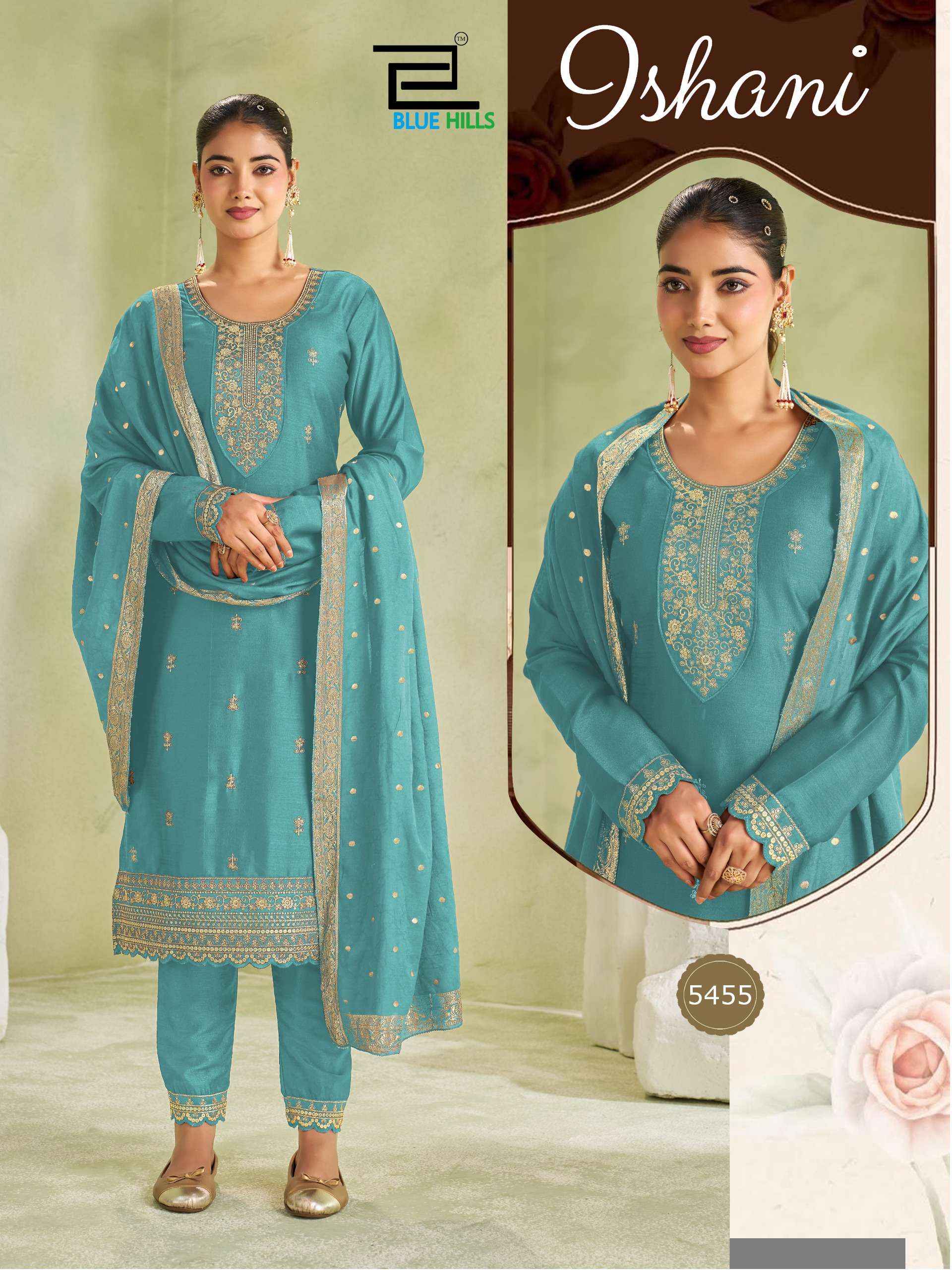 Blue Hills Ishani Vichitra Silk Kurti Combo 4 pcs Catalogue