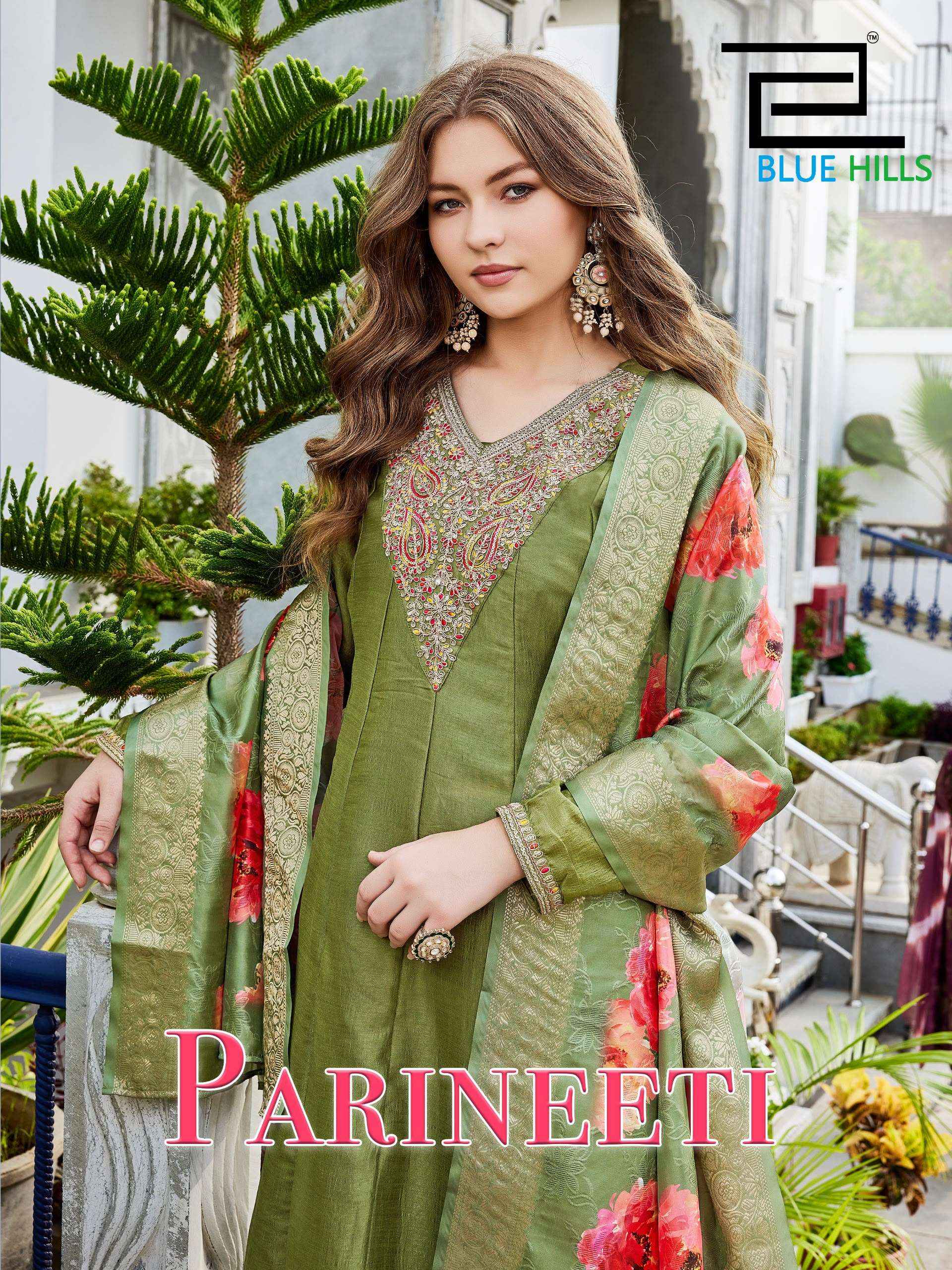 Blue Hills Parineeti Vichitra Silk Kurti Combo 4 pcs Catalogue