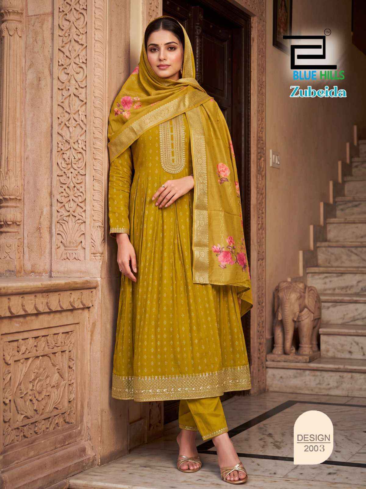 Blue Hills Zubeida Chanderi Silk Kurti Combo 4 pcs Catalogue