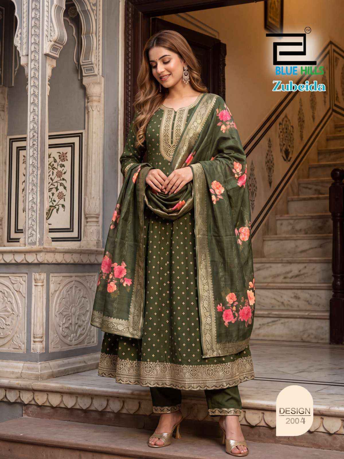 Blue Hills Zubeida Chanderi Silk Kurti Combo 4 pcs Catalogue