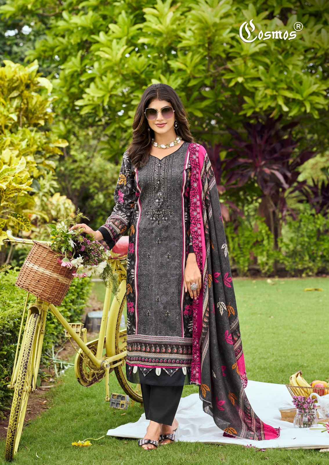 Cosmos Bin Saeed Vol 5 Cotton Dress Material 8 pcs Catalogue
