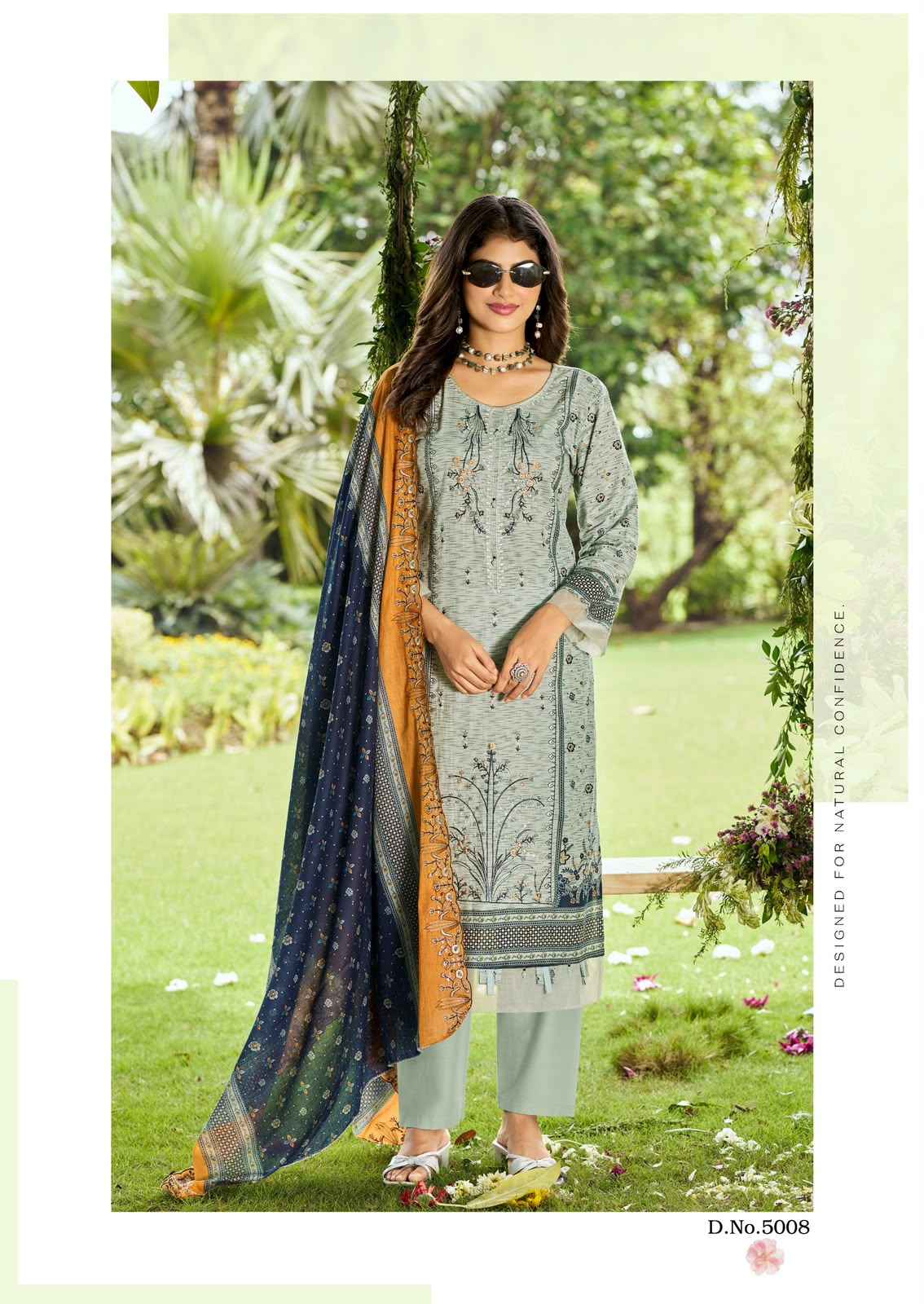 Cosmos Bin Saeed Vol 5 Cotton Dress Material 8 pcs Catalogue