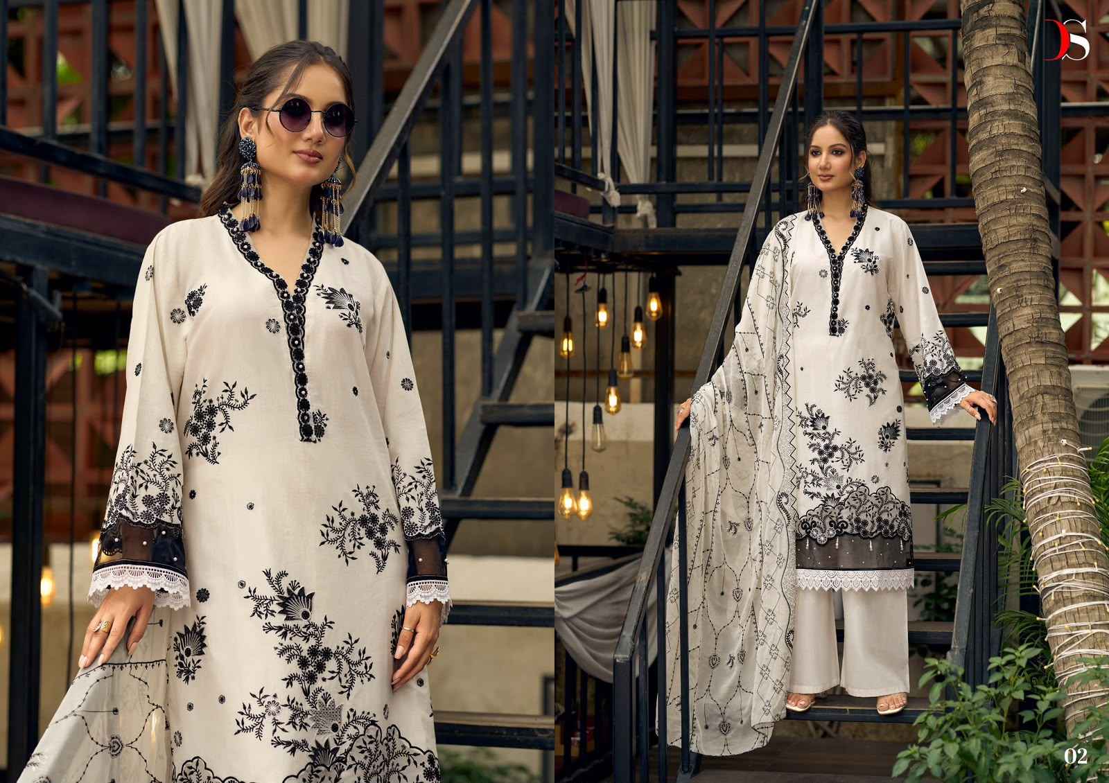 Deepsy Elaf Exclusive Cotton Dress Material 6 pcs Catalogue