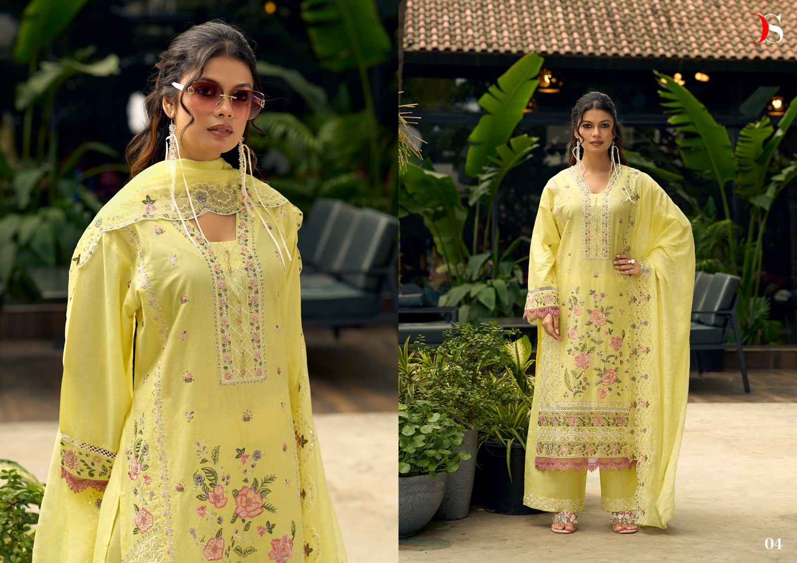 Deepsy Elaf Exclusive Cotton Dress Material 6 pcs Catalogue