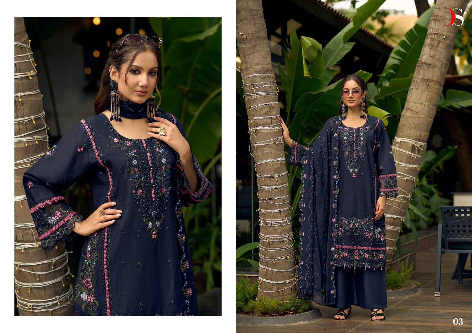 Deepsy Elaf Exclusive Cotton Dress Material 6 pcs Catalogue