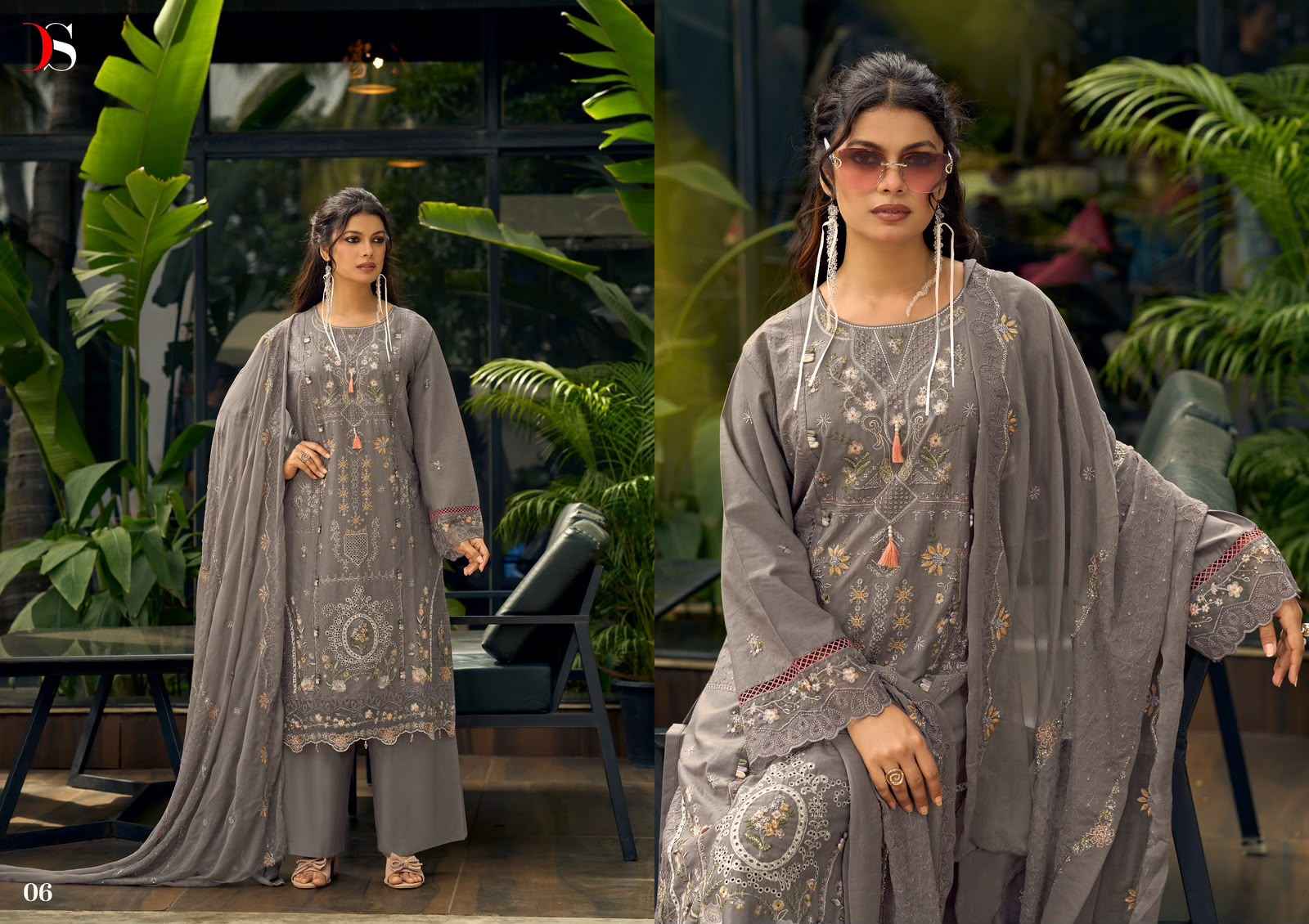 Deepsy Elaf Exclusive Cotton Dress Material 6 pcs Catalogue