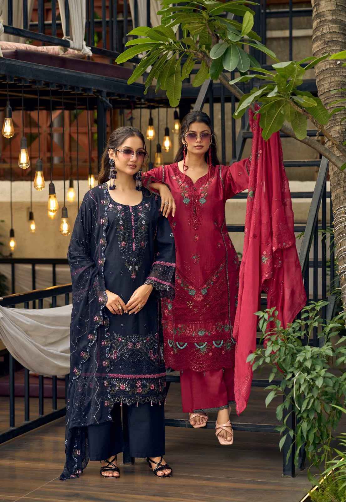 Deepsy Elaf Exclusive Cotton Dress Material 6 pcs Catalogue