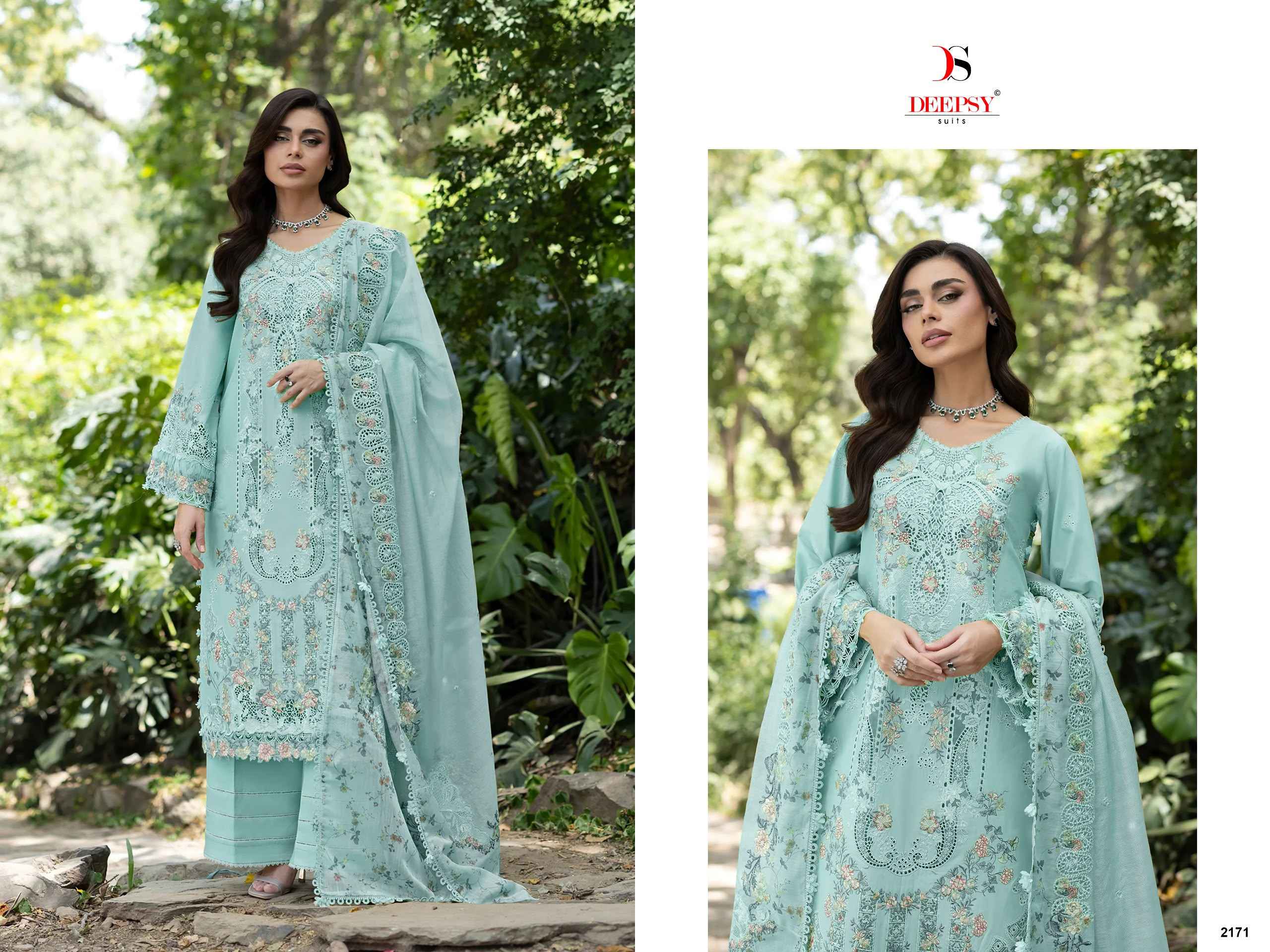 Deepsy Elaf Premium Vol 9 Cotton Dress Material 6 pcs Catalogue