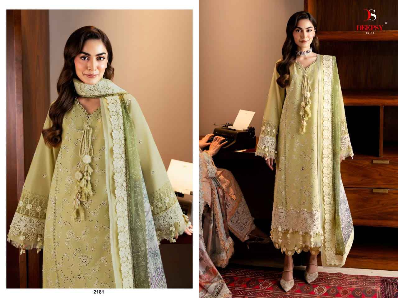 Deepsy Jade Couture Cotton Dress Material 6 pcs Catalogue