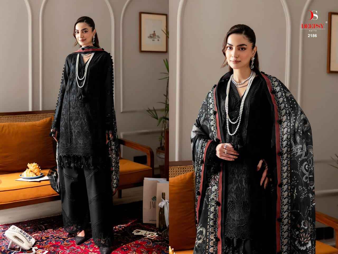 Deepsy Jade Couture Cotton Dress Material 6 pcs Catalogue