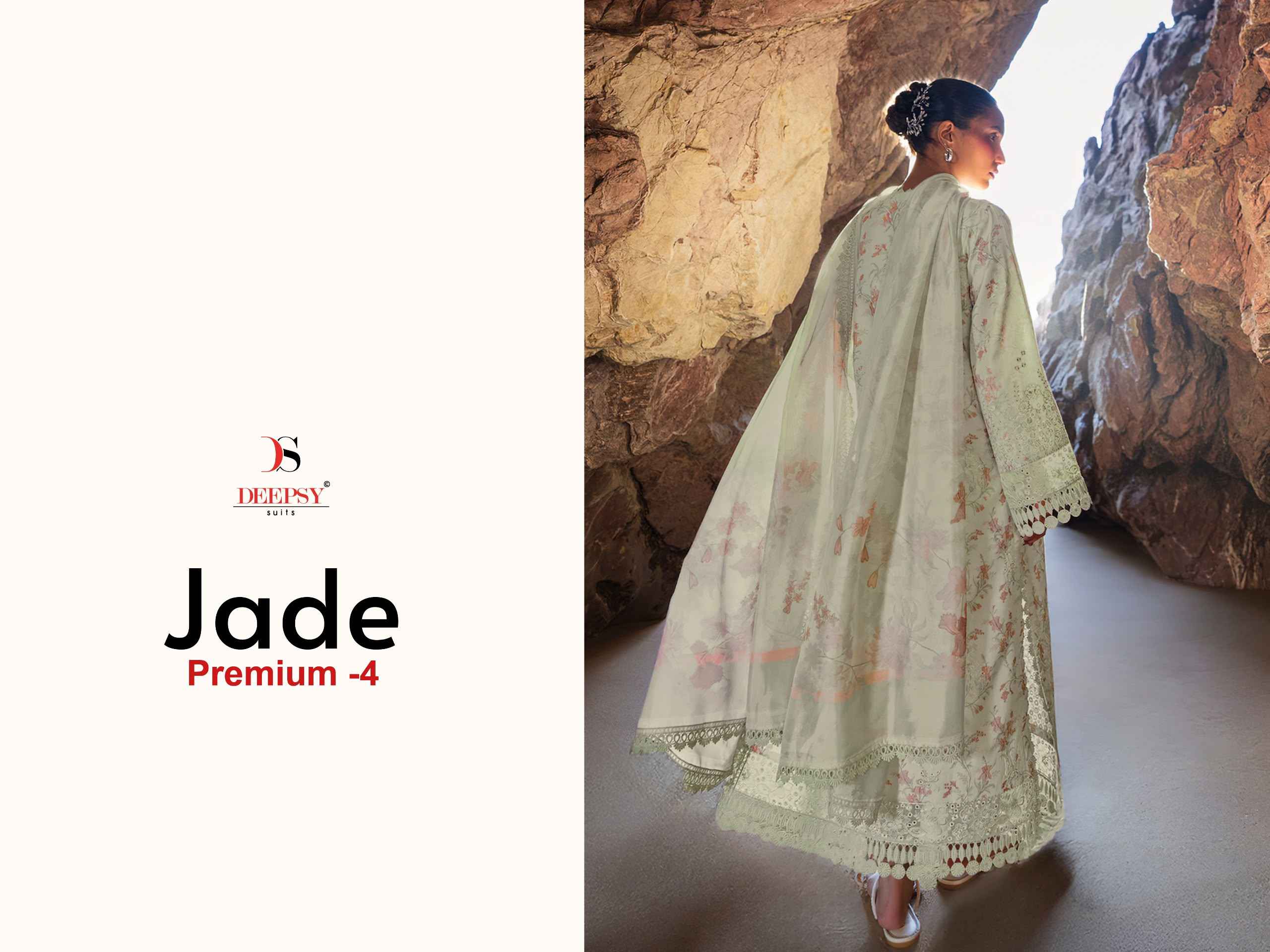 Deepsy Jade Premium Vol 4 Cotton Dress Material 8 pcs Catalogue