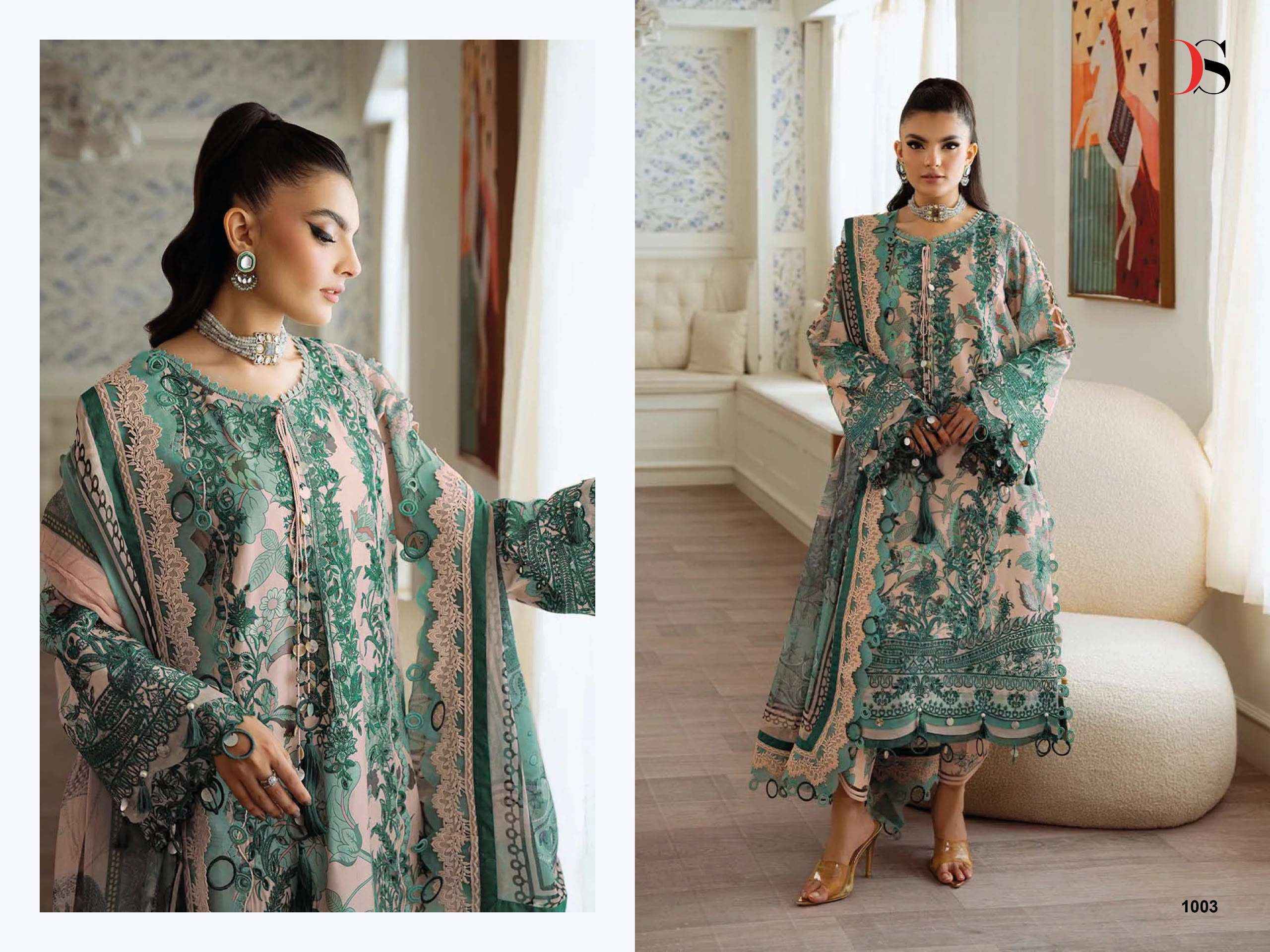 Deepsy Jade Premium Vol 5 Cotton Dress Material 8 pcs Catalogue